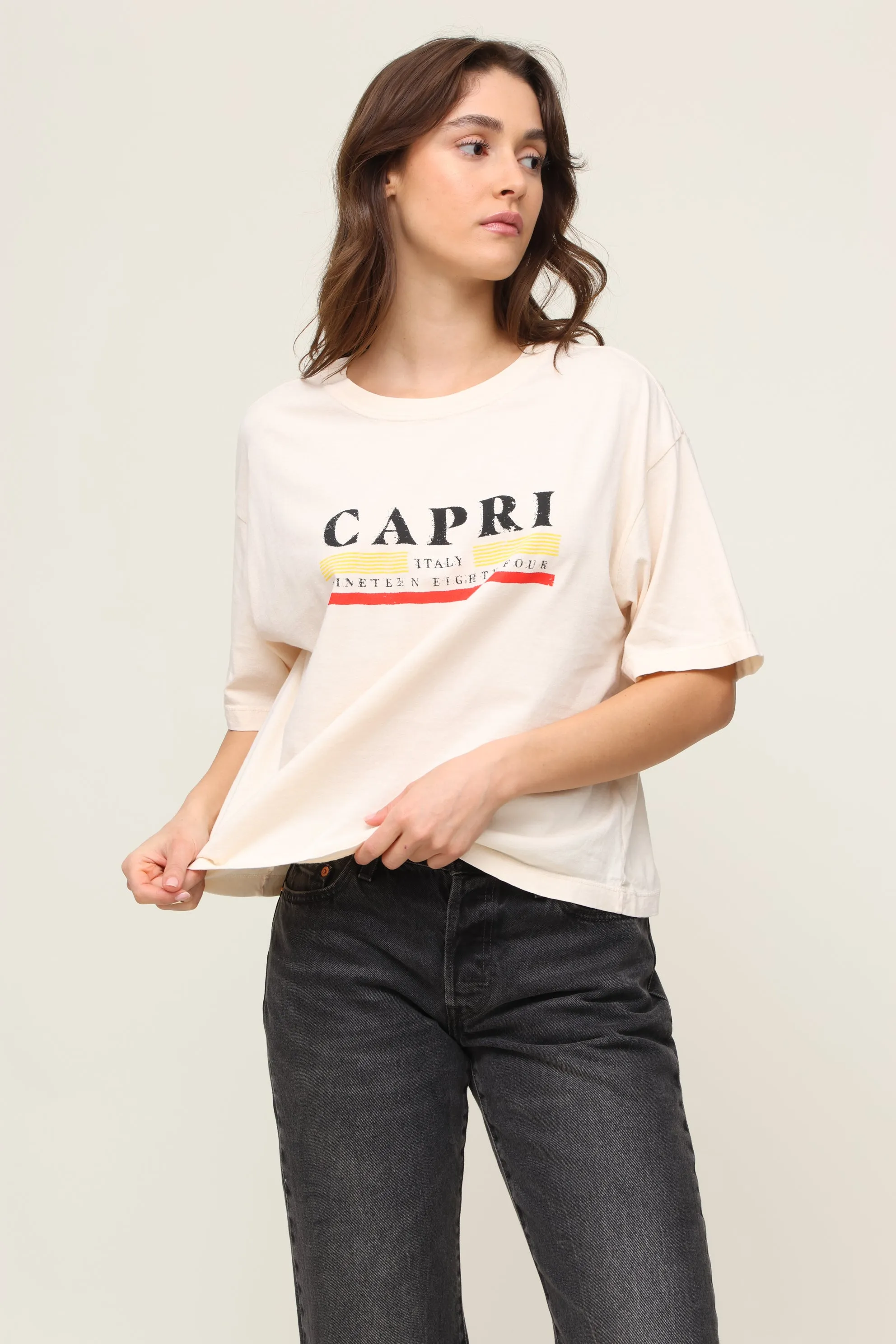 EcoDyeProcess Capri Boyfriend Tee
