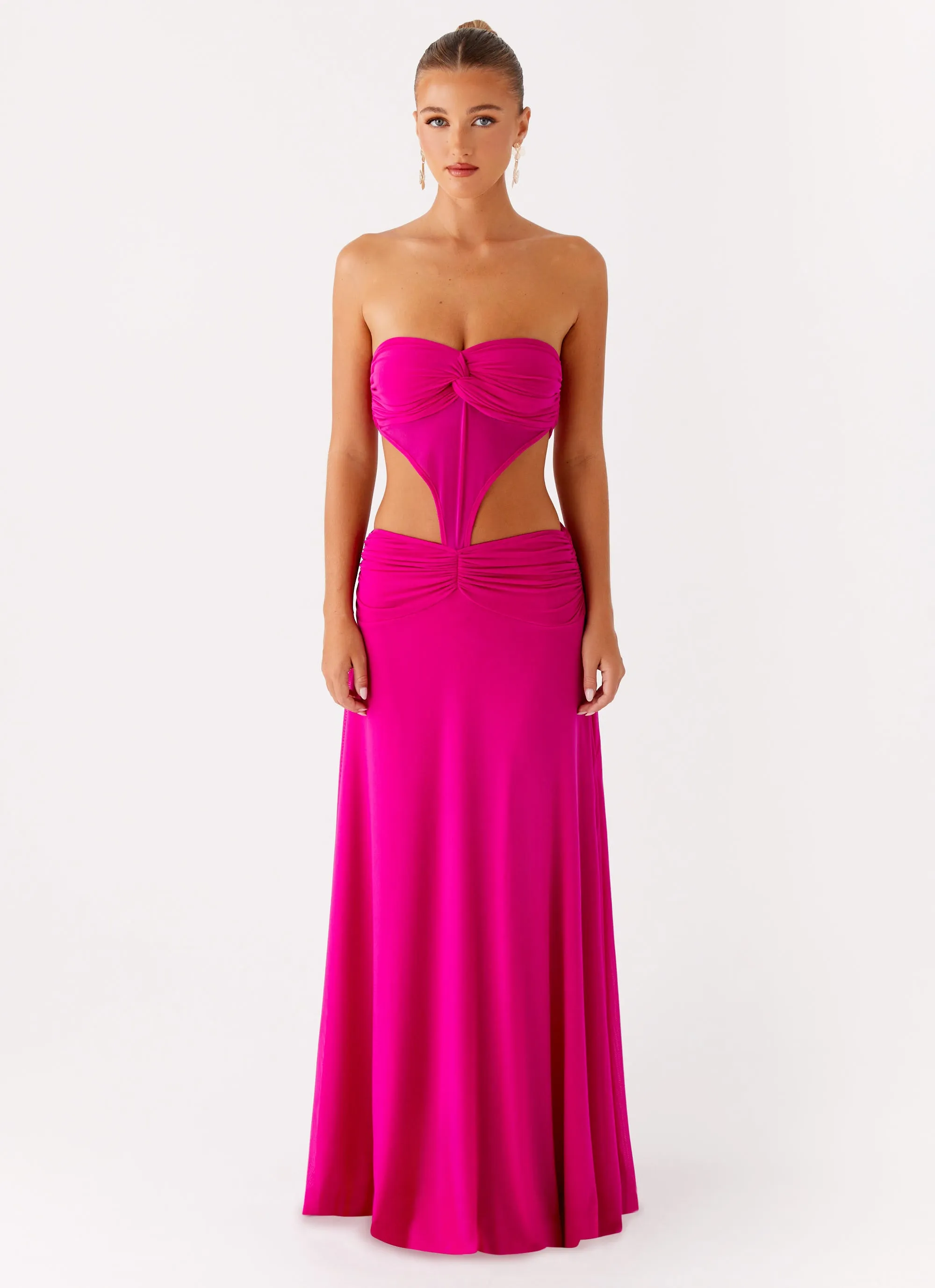 Hand-Wash Carlene Maxi Dress - Fuchsia