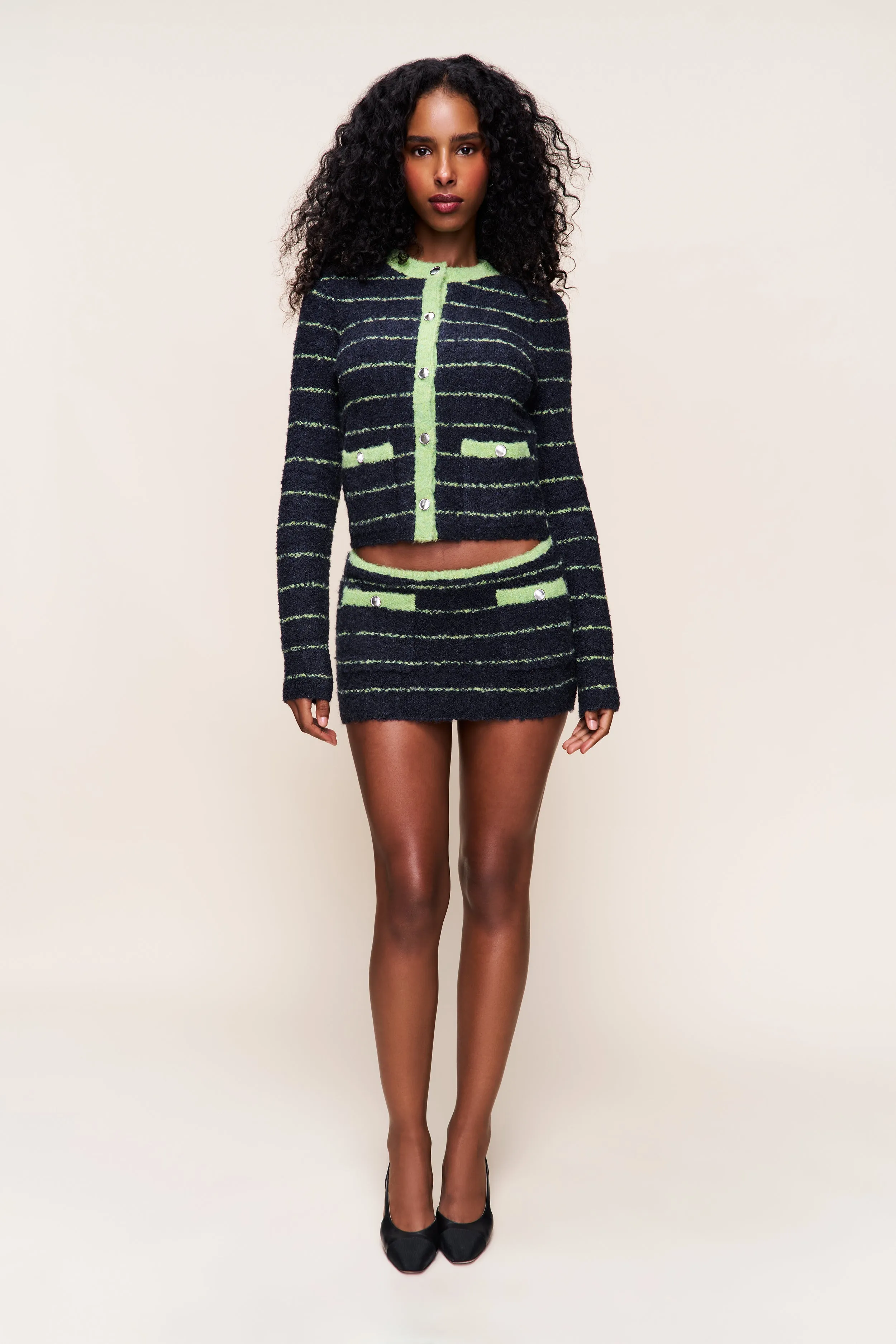 Functional Fashion Vibrant color Carline Mini Skirt