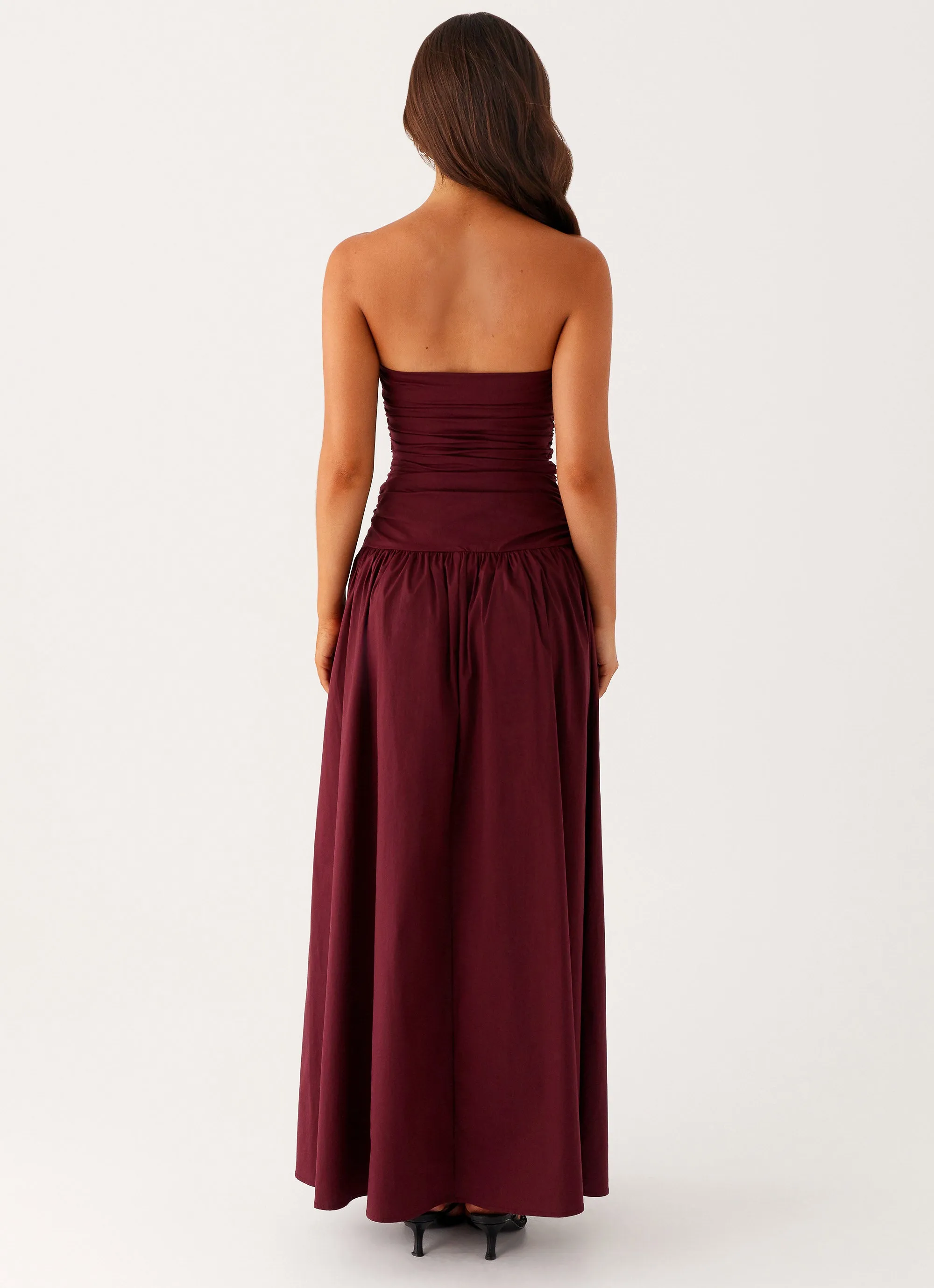 Neutral Look Urban Favorite Carmel Maxi Dress - Mulberry