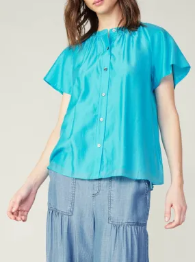 Cozy Fit FlexibleCuffs Carrie Top Blue