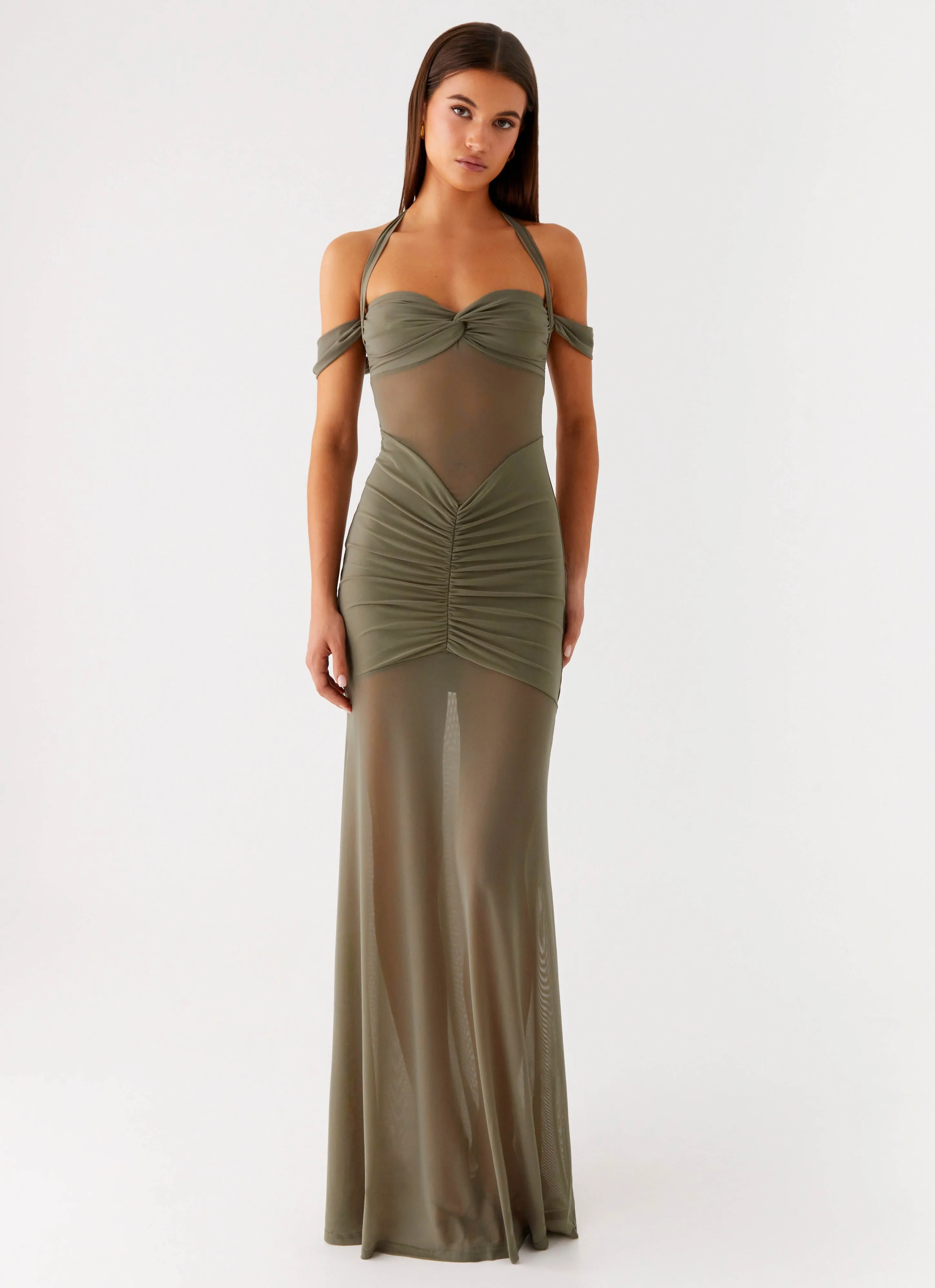 Relaxed Style Ivy Lane Maxi Dress - Olive