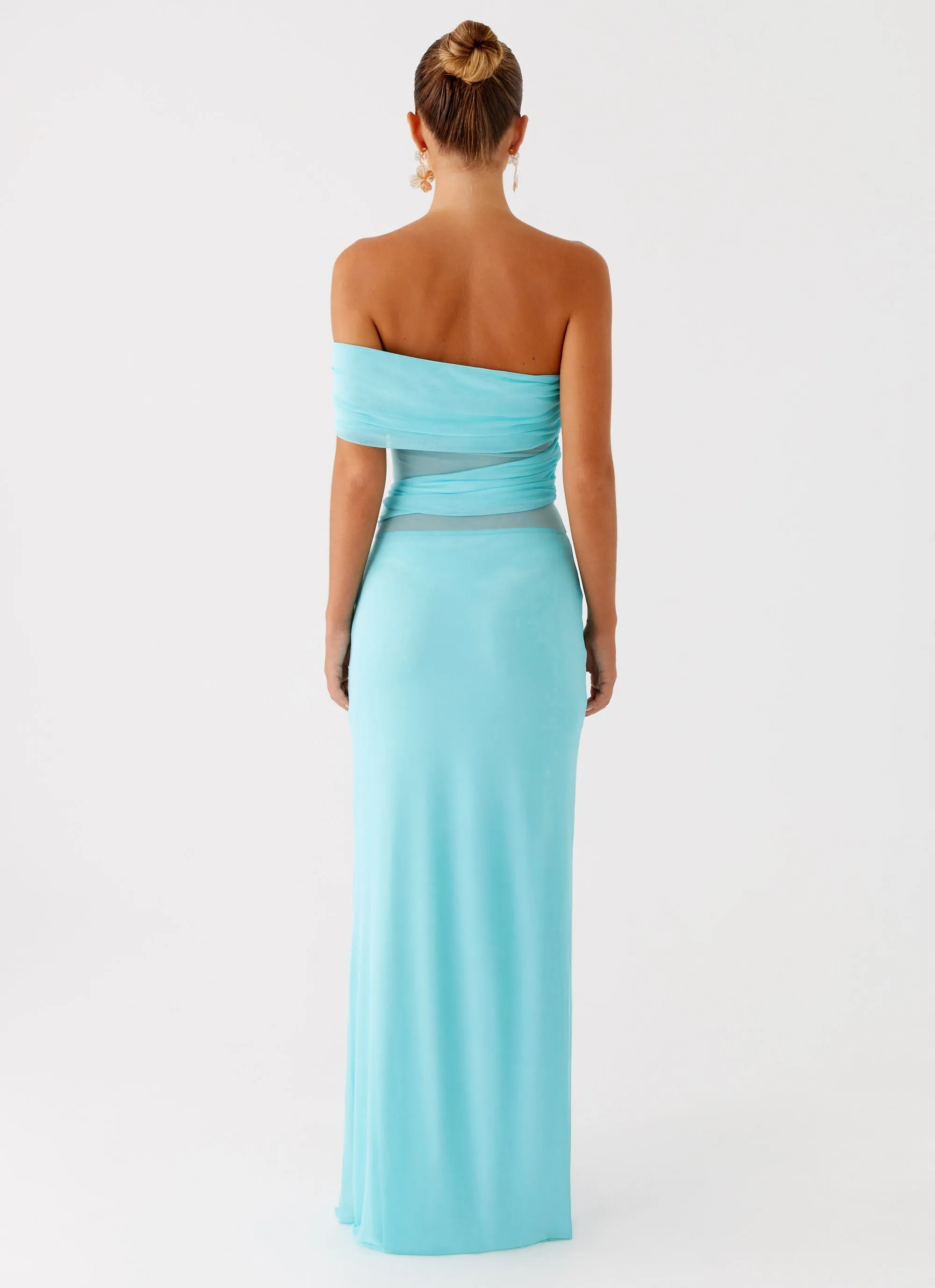 Lumi Maxi Dress - Turquoise Daily Comfort loose silhouette