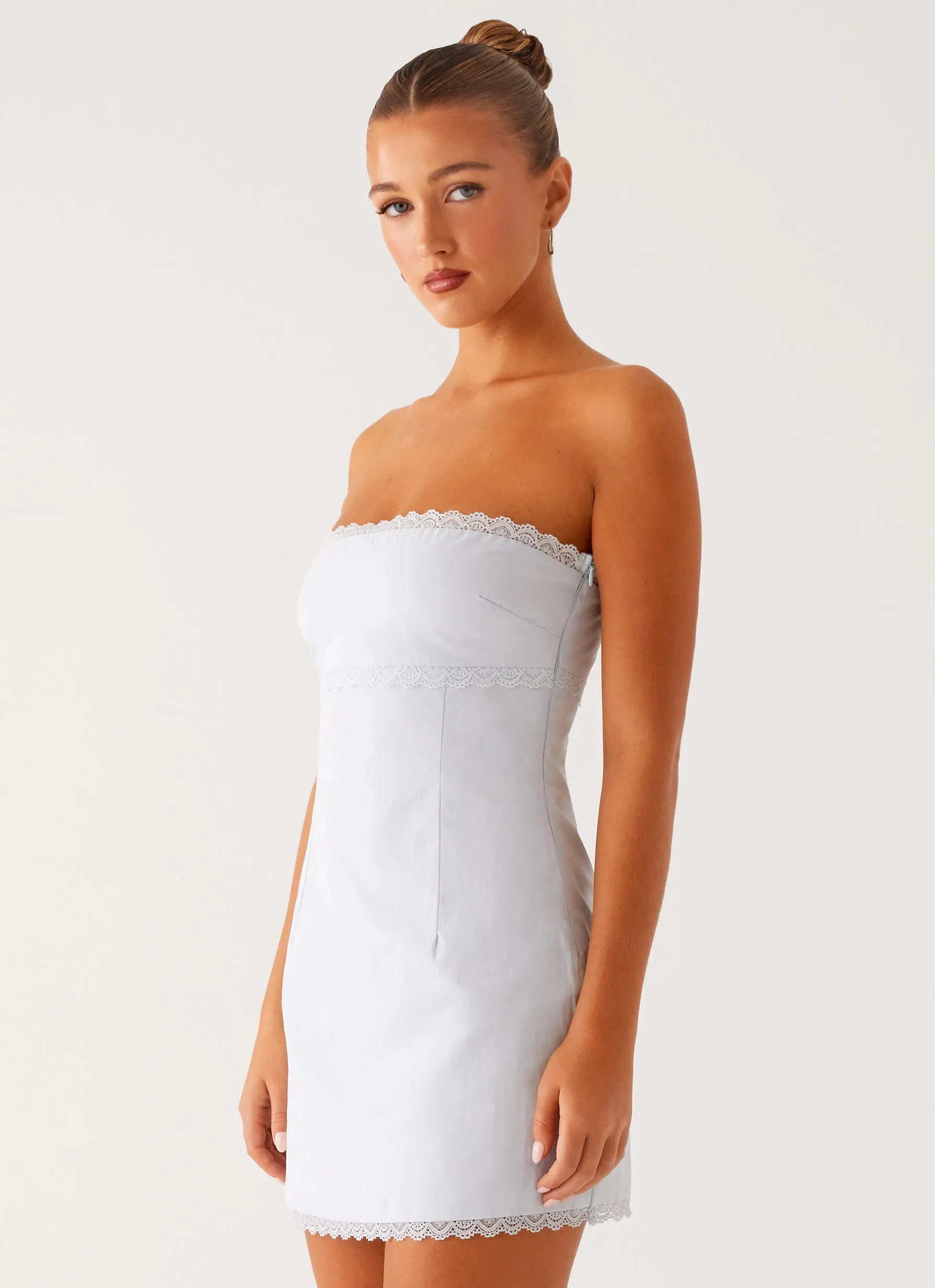 Wedding-Guest Cala Mini Dress - Blue