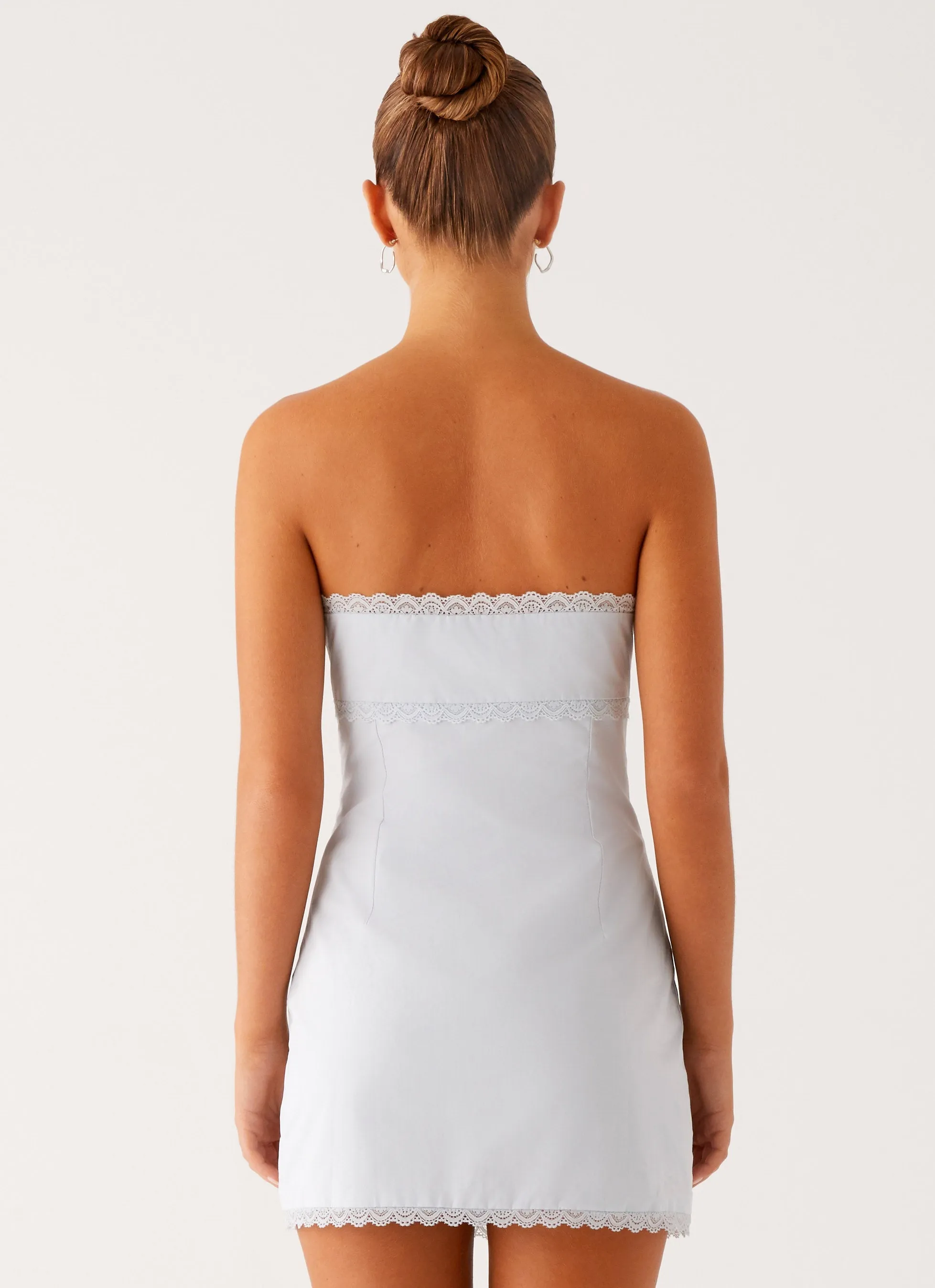 Cala Mini Dress - Blue Shimmer-Finish