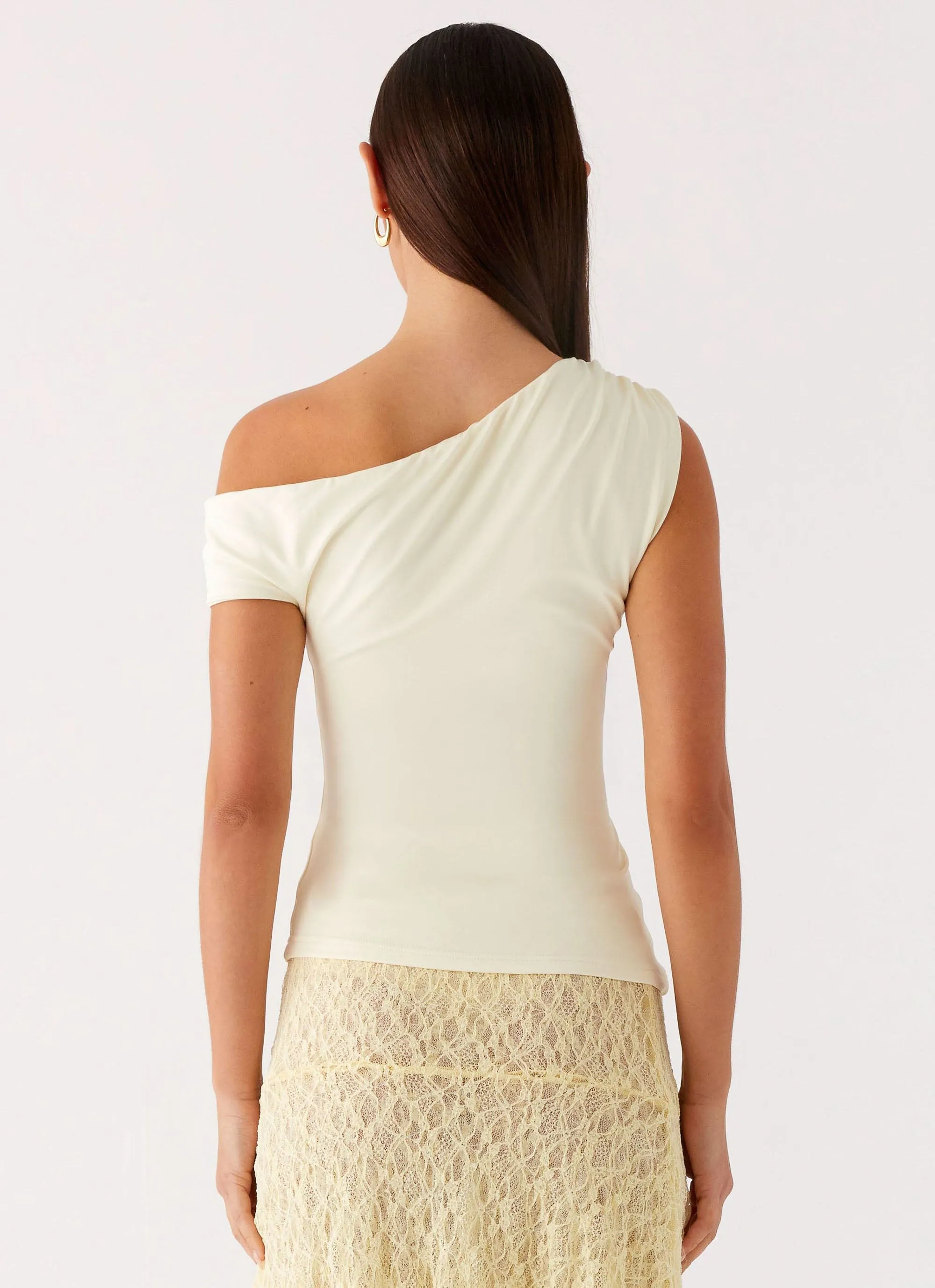 Catch Flights Top - Yellow BondedShoulder