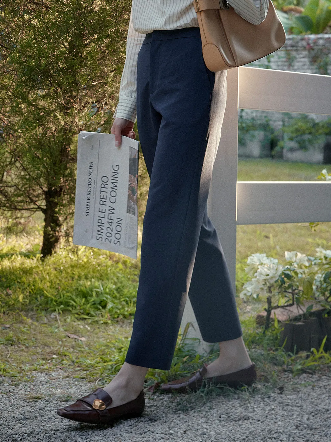 Fresh Look Basic Necessity Cecilia Cropped Tapered Suit Pants