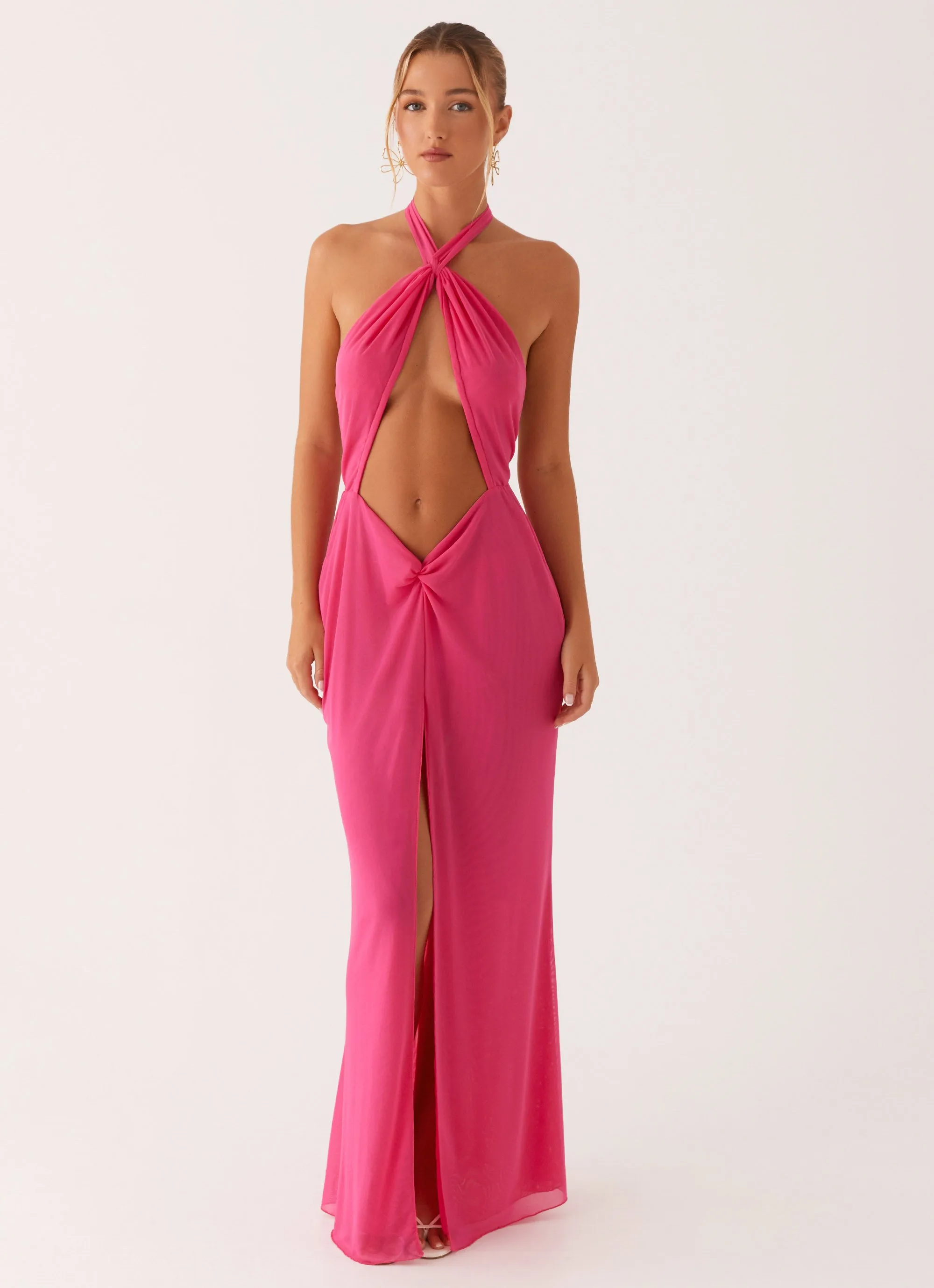 Body Flow Centre Stage Maxi Dress - Pink