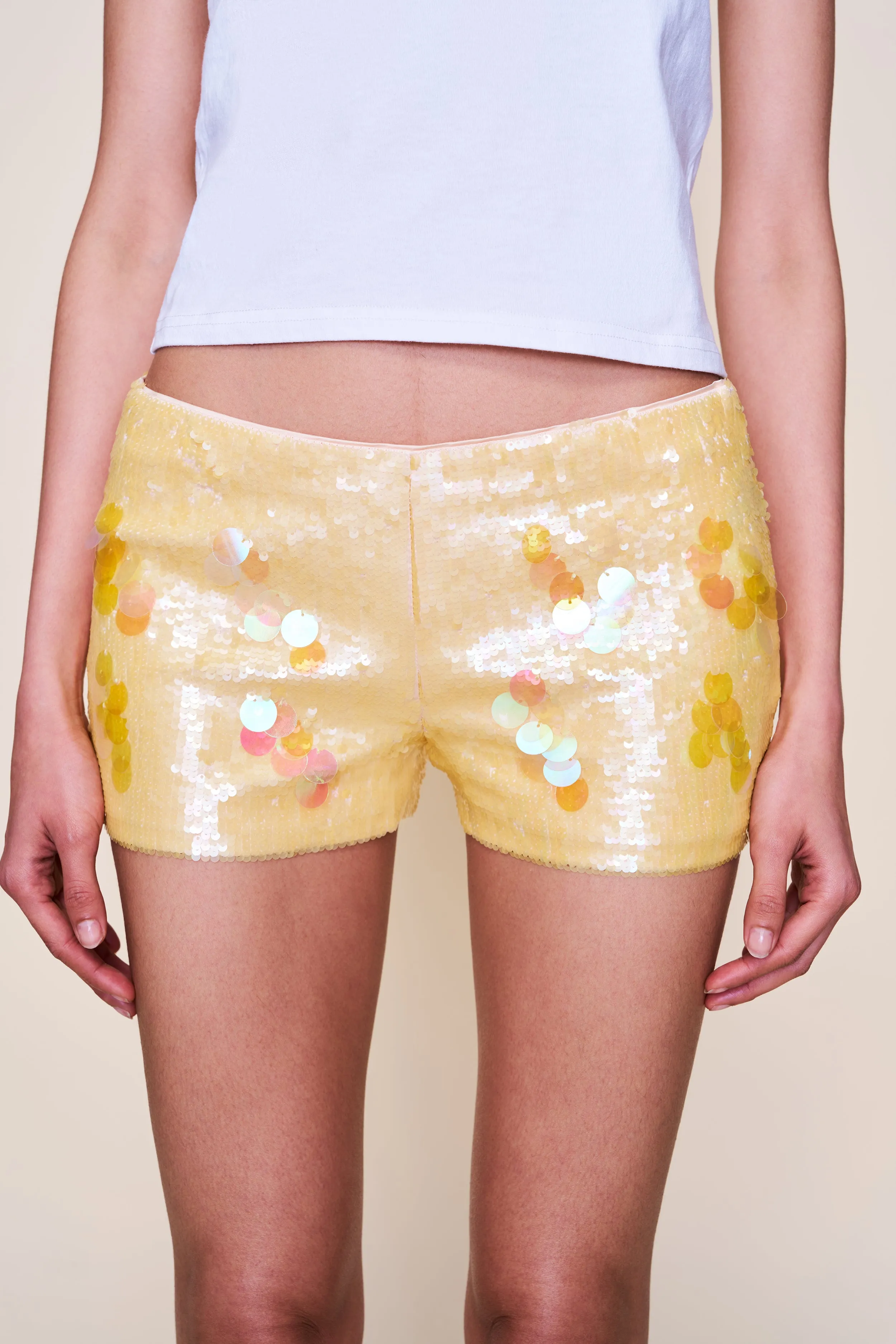 Quick Drying Fabric swim shorts Paillette Short