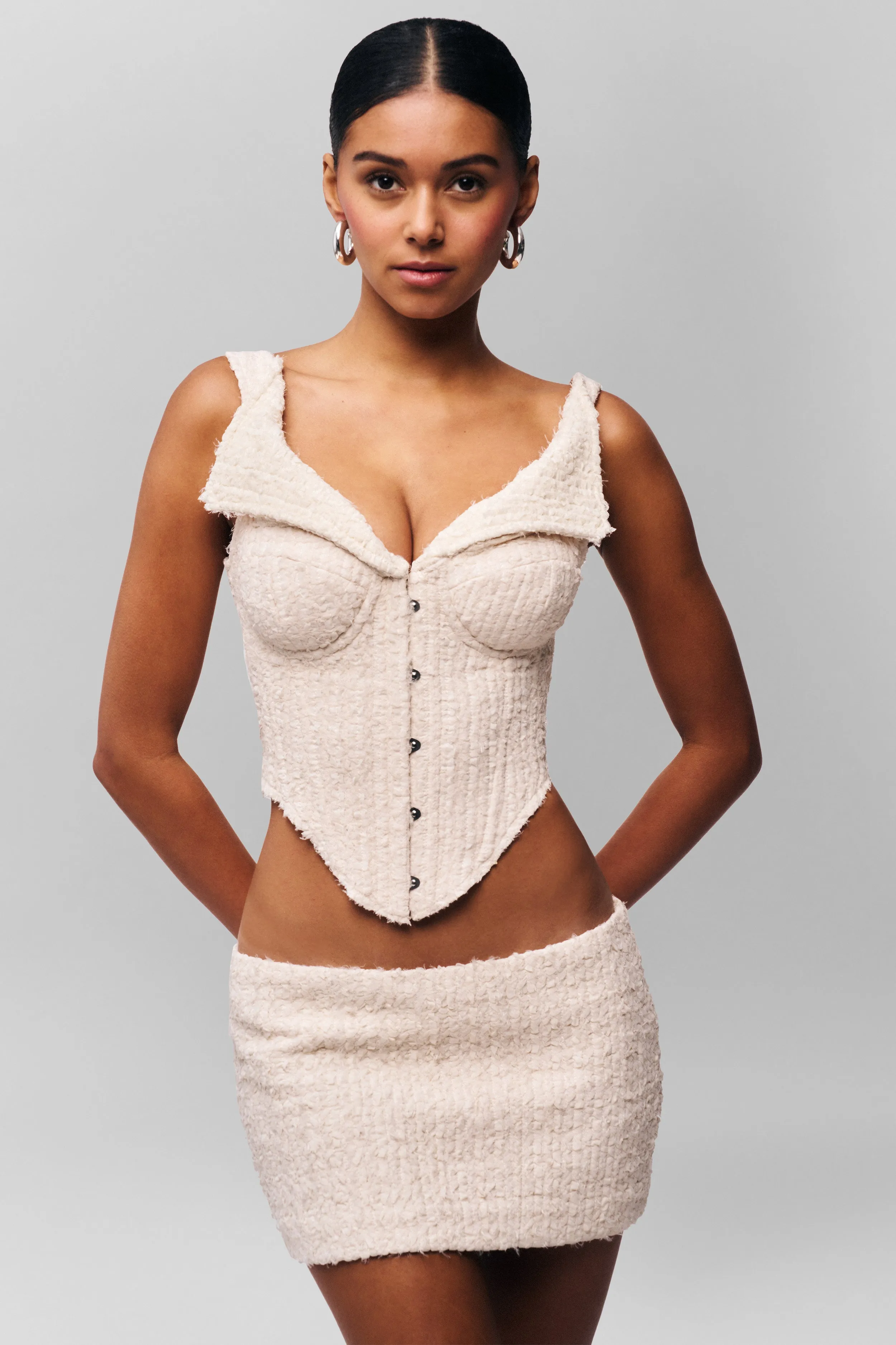 Designer Inspired Chamonix Chiffon Mini Skirt