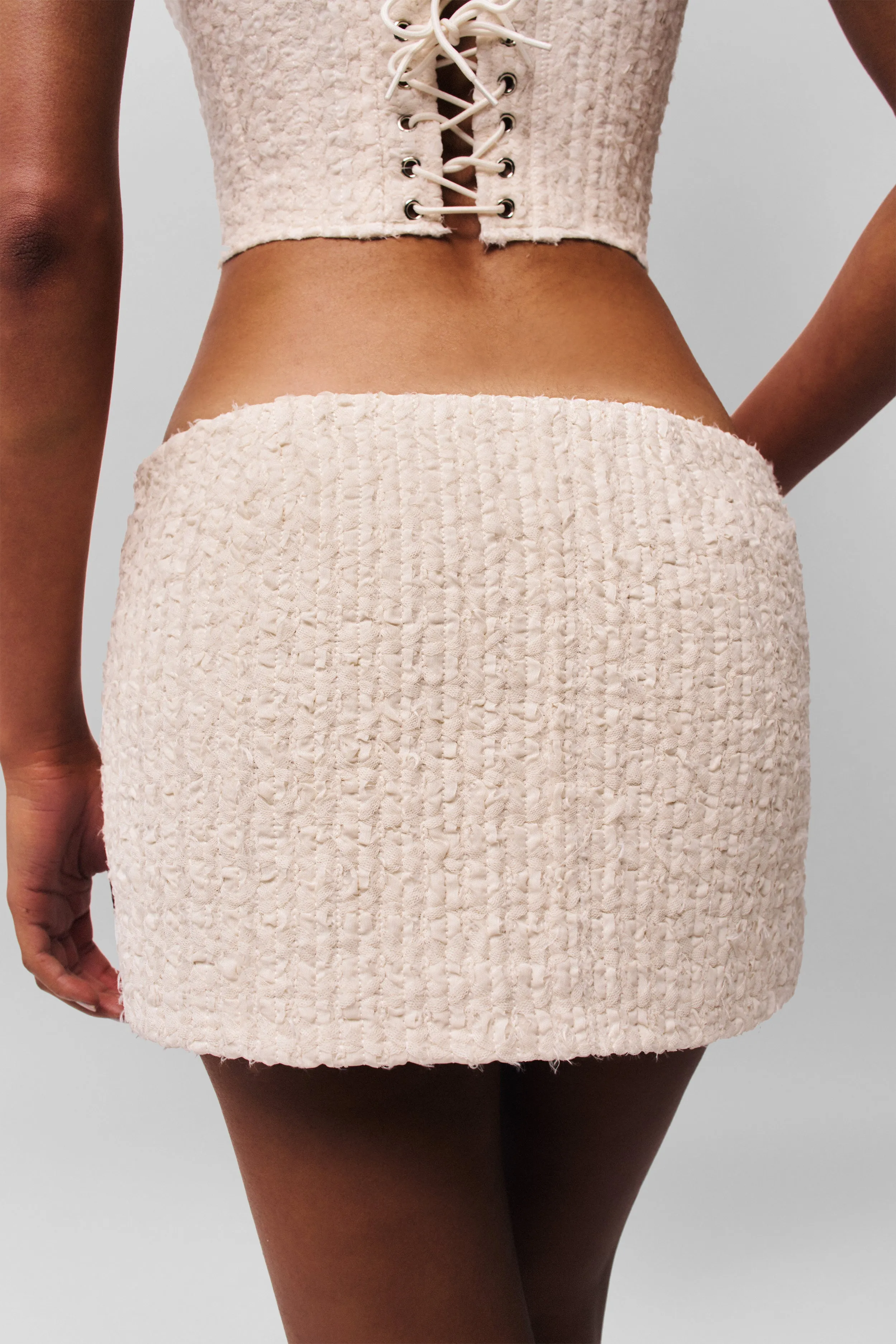 Chamonix Chiffon Mini Skirt Convertible Length