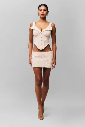 Chamonix Chiffon Mini Skirt Shopping Trip