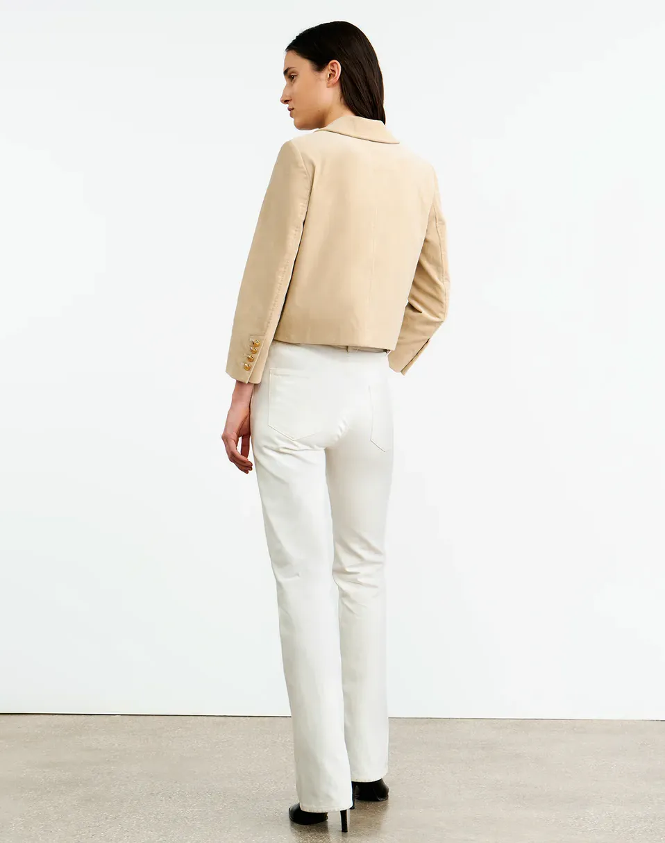 Chamonix Jacket in Limestone Softshell Fabric Technology