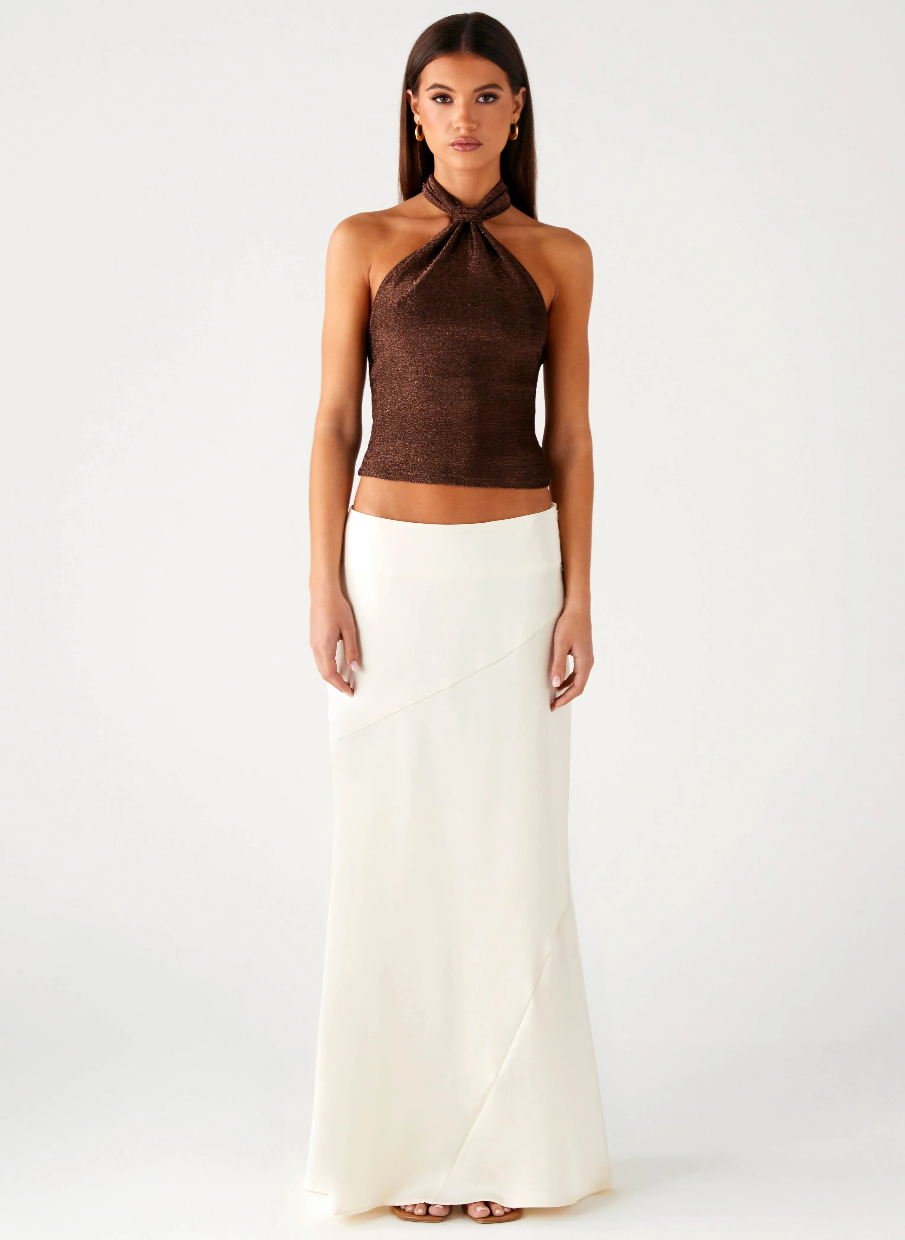 Mood Outfit Maximalist look Chandra Maxi Skirt - Ivory