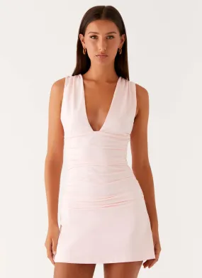 Cherry Sky Mini Dress - Pink Clean Comfort Breathable