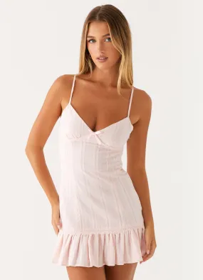 Adjustable Ties Found You Mini Dress - Pink
