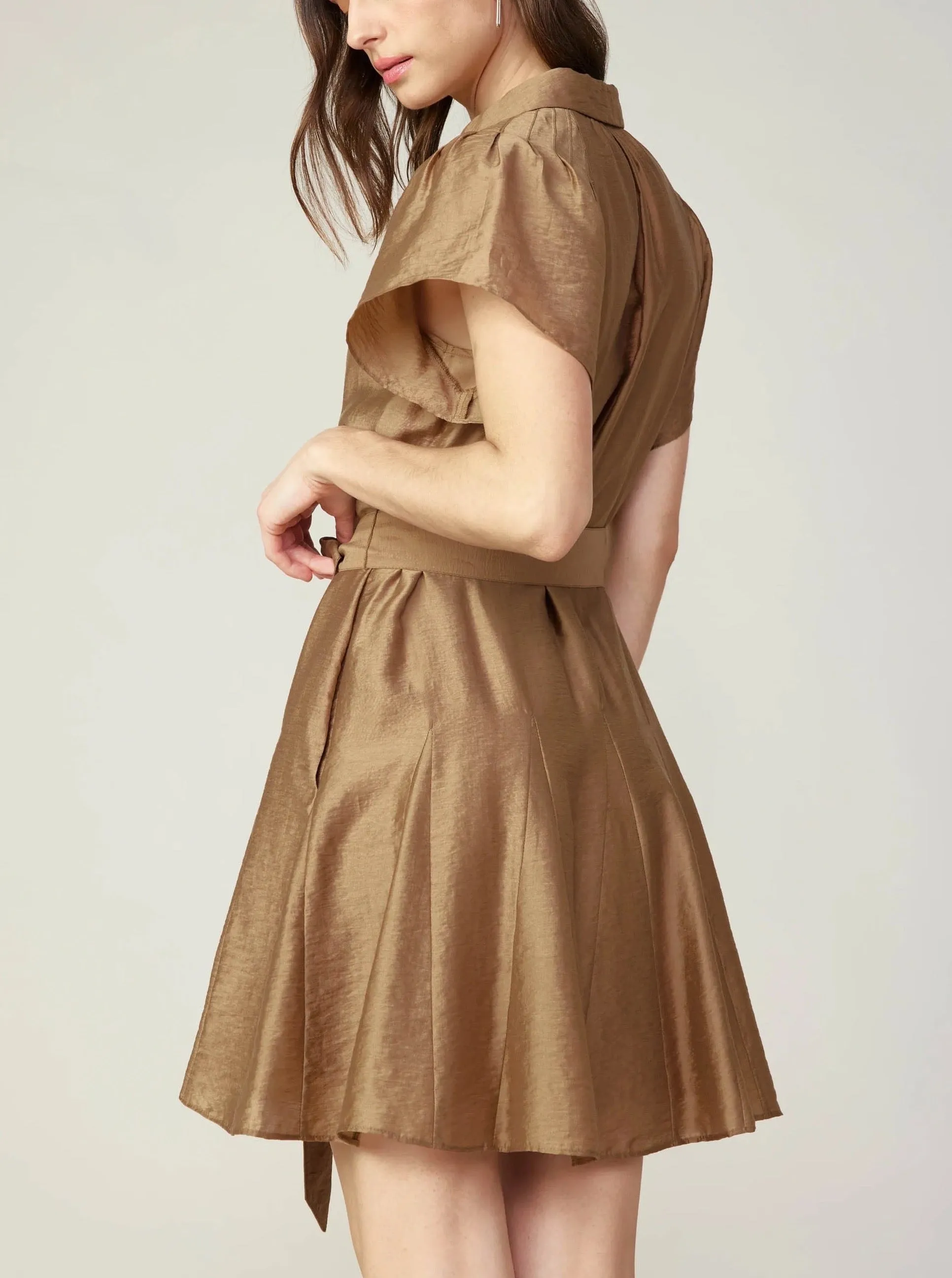 Espresso Mini Dress Bold colors Casual Outfit