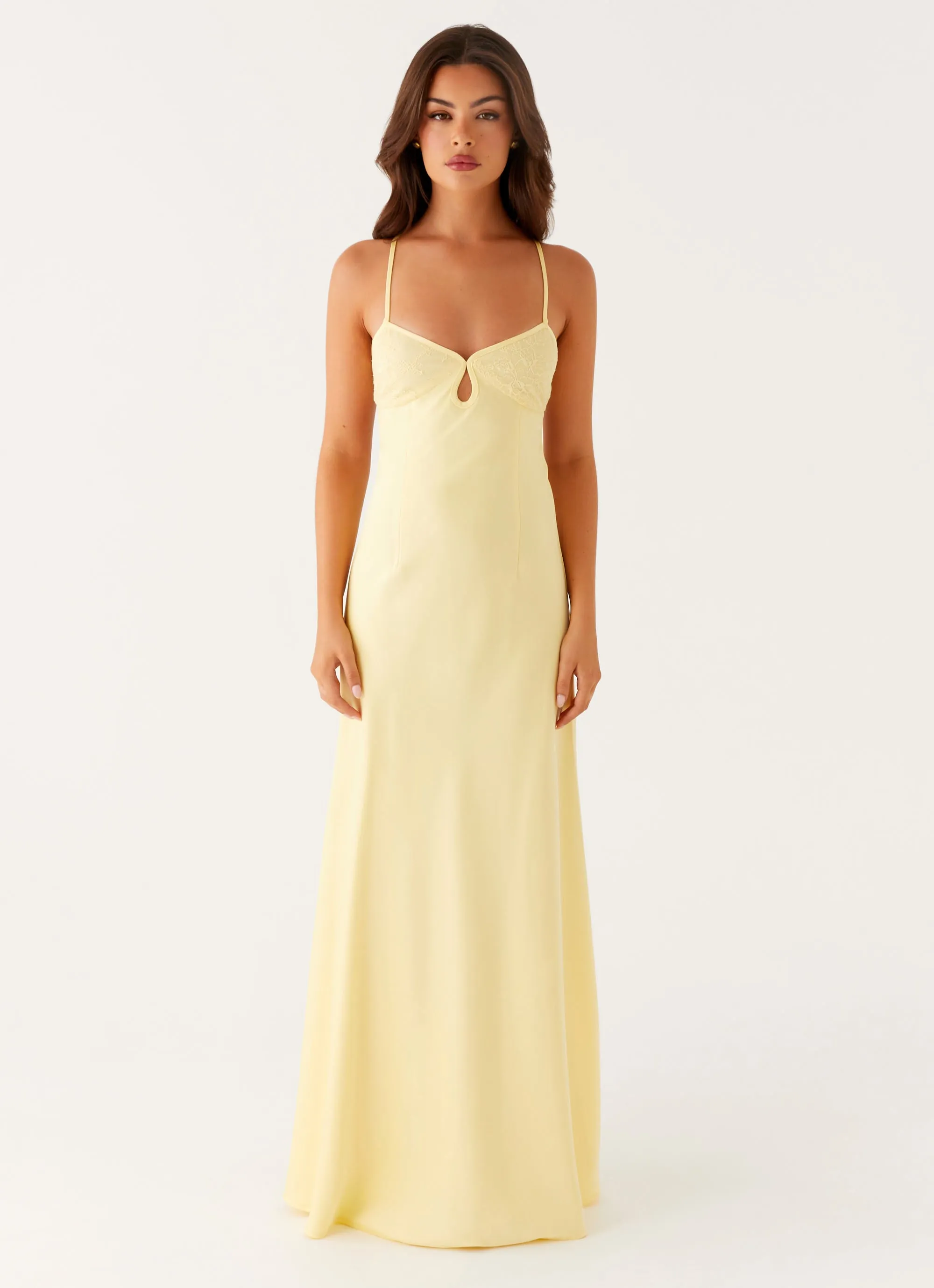 Dreamy Presence Joanie Maxi Dress - Yellow