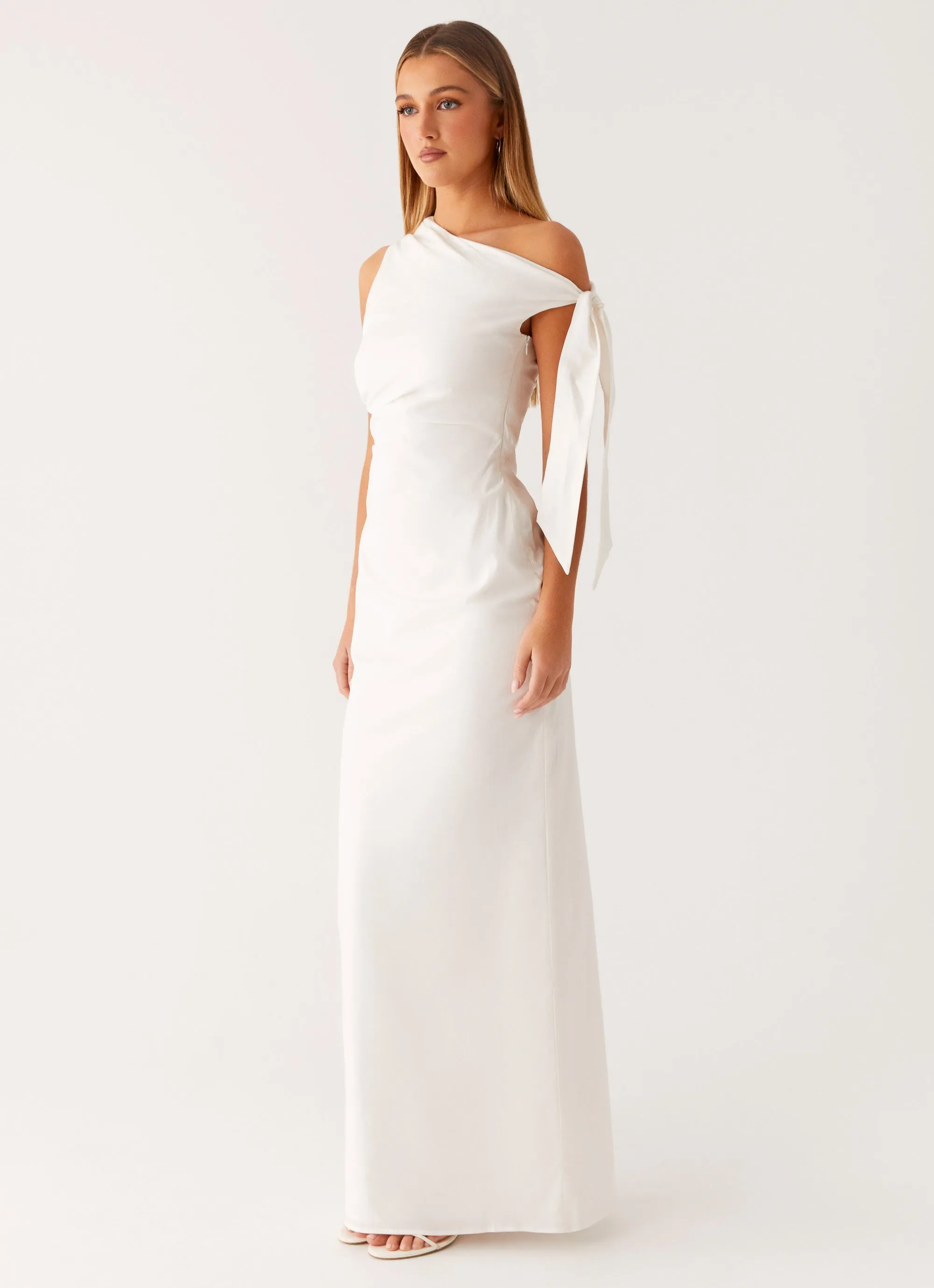 Shine Dressy Marella Maxi Dress - Ivory