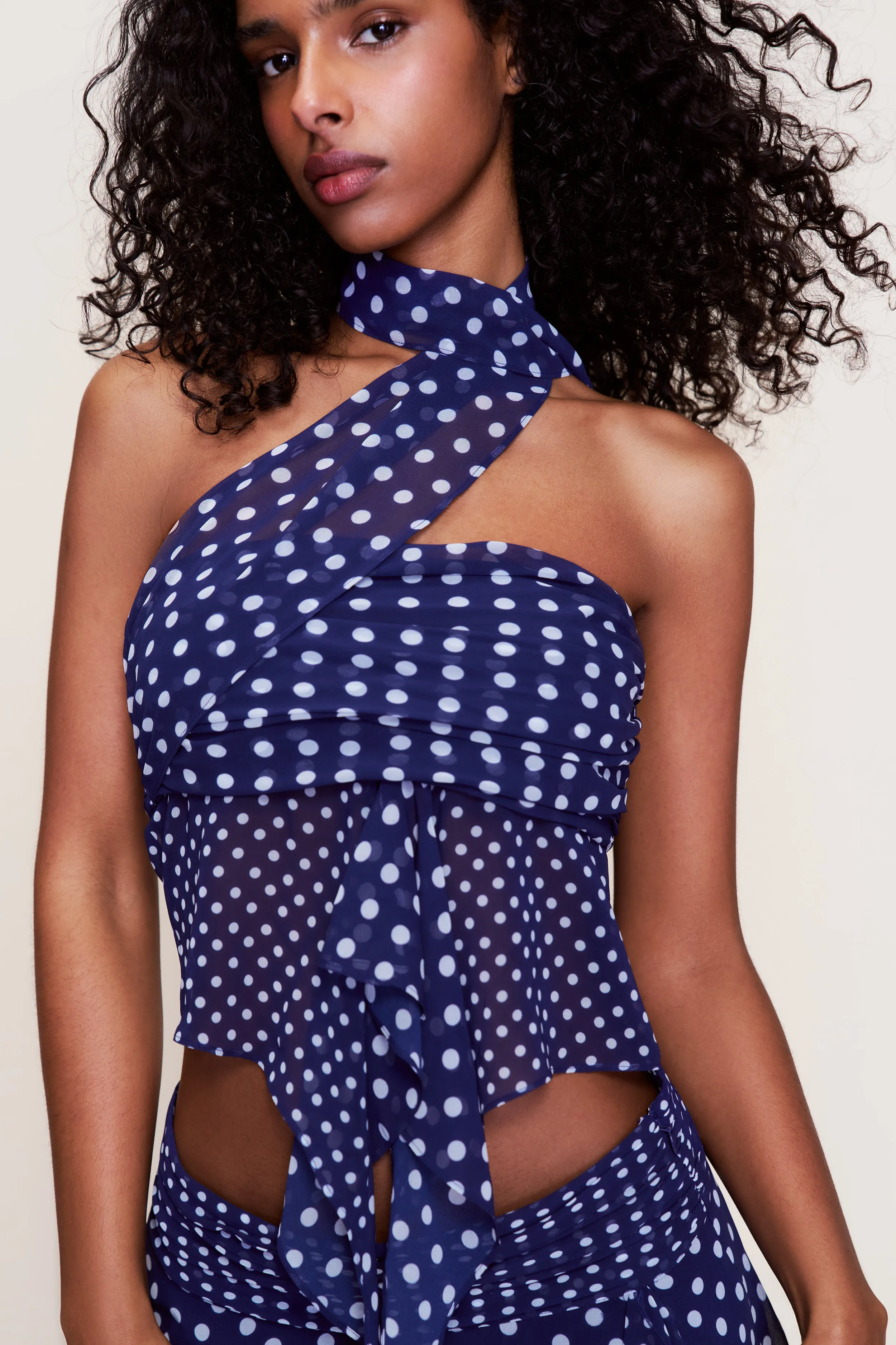 Chiffon Wrap Around Top Summer Blouse FasteningHood