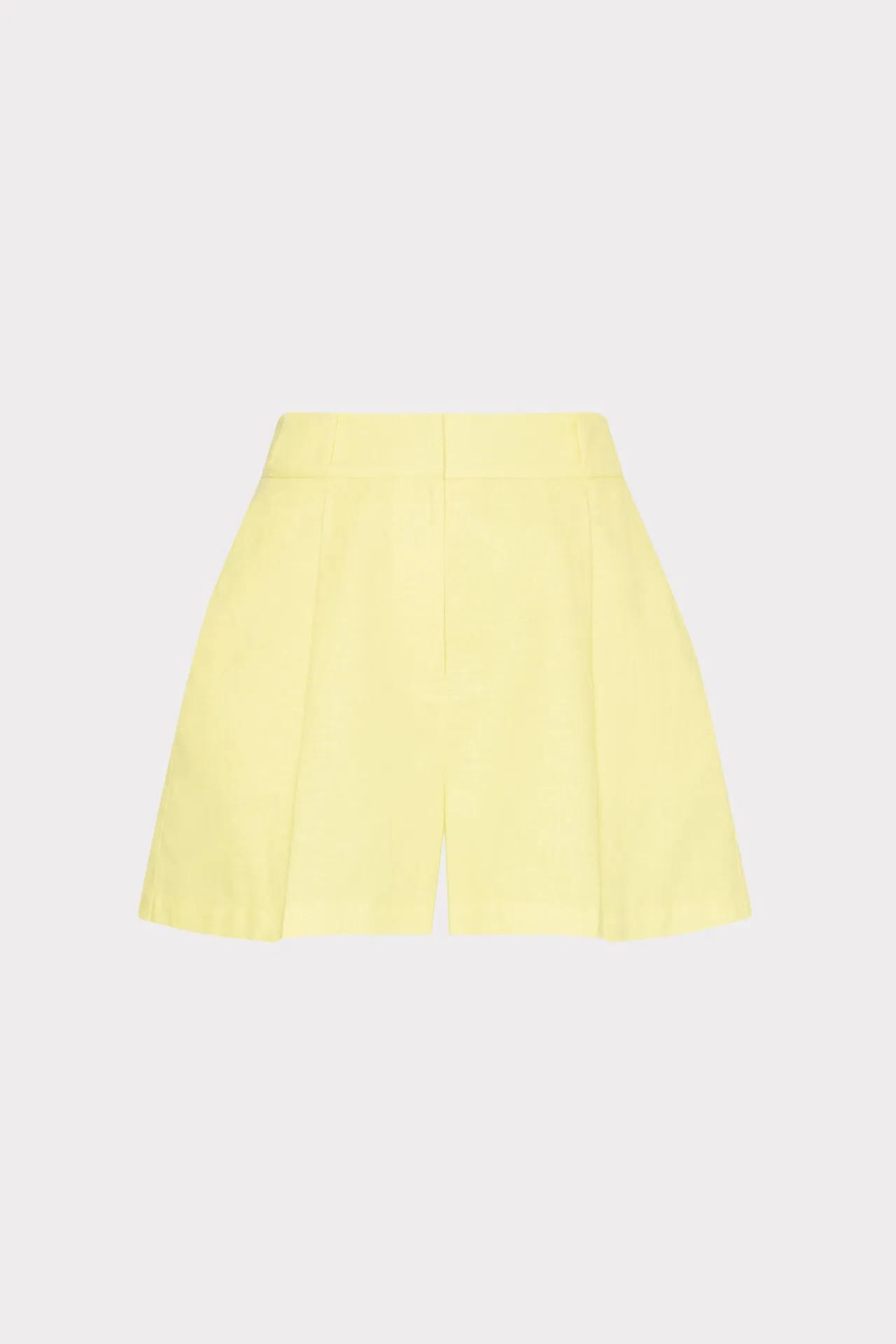 Linen Pleated Shorts Clean Lines FlexibleMobility