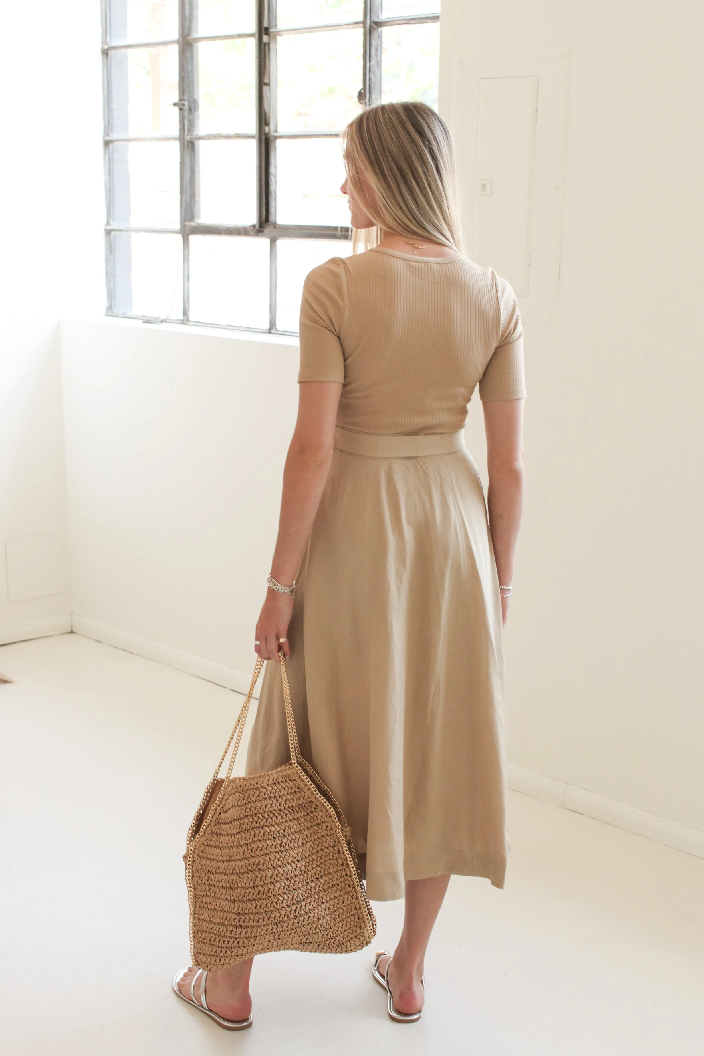 Augusta Midi Dress Seasonal Wear Cozy Vibe