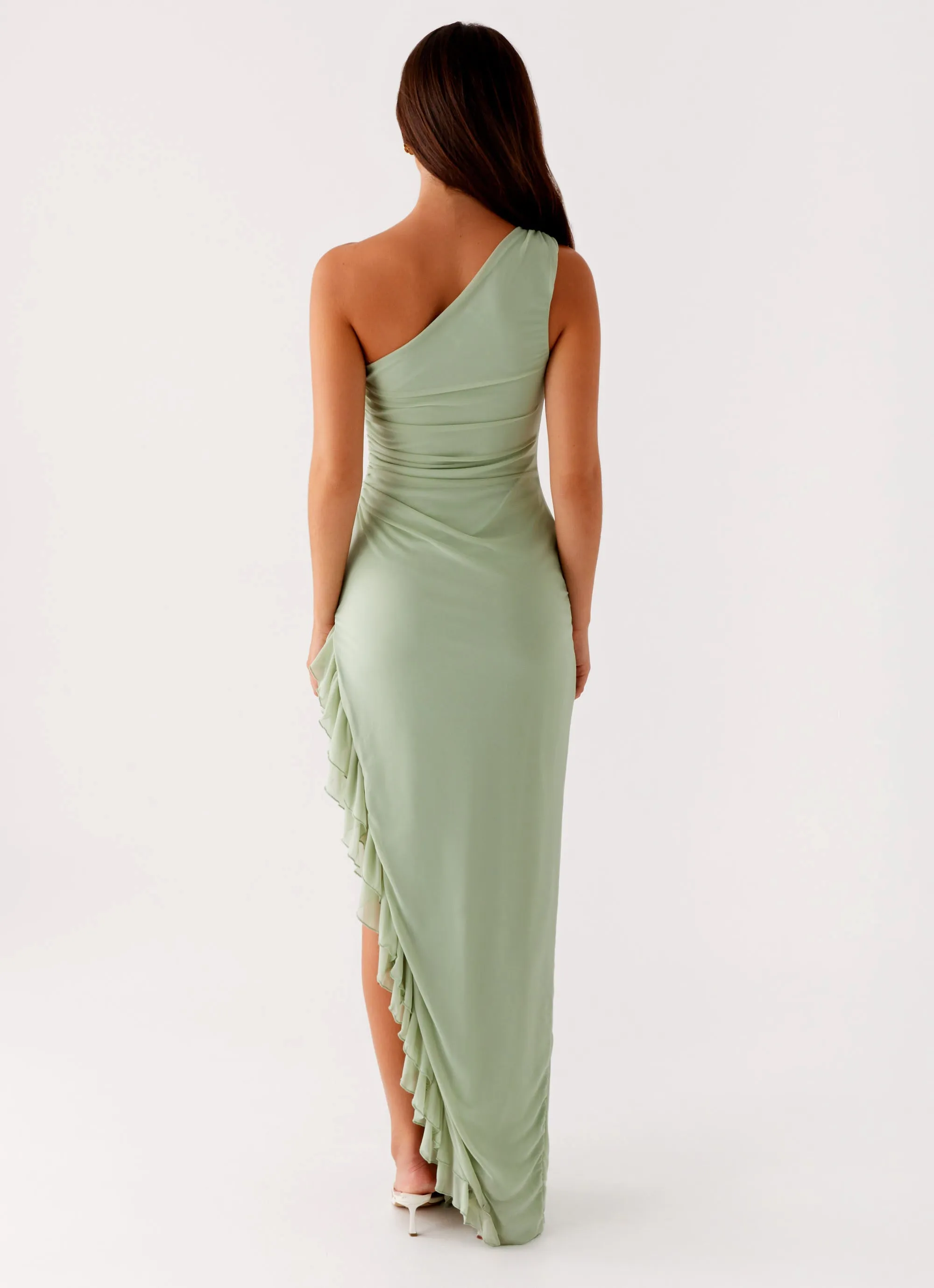 Clarence Maxi Dress - Sage Trendy pick Stretch-Recovery