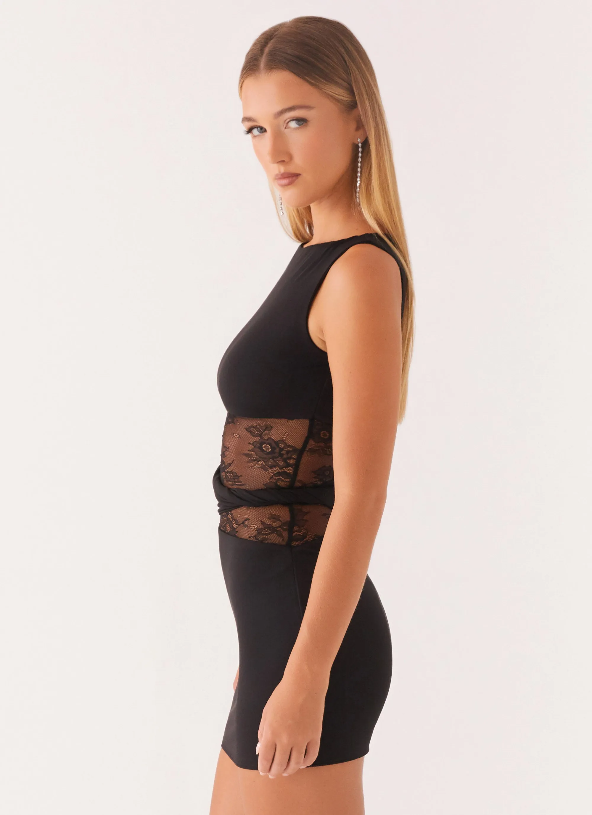 Echo Mini Dress - Black Laidback Mood