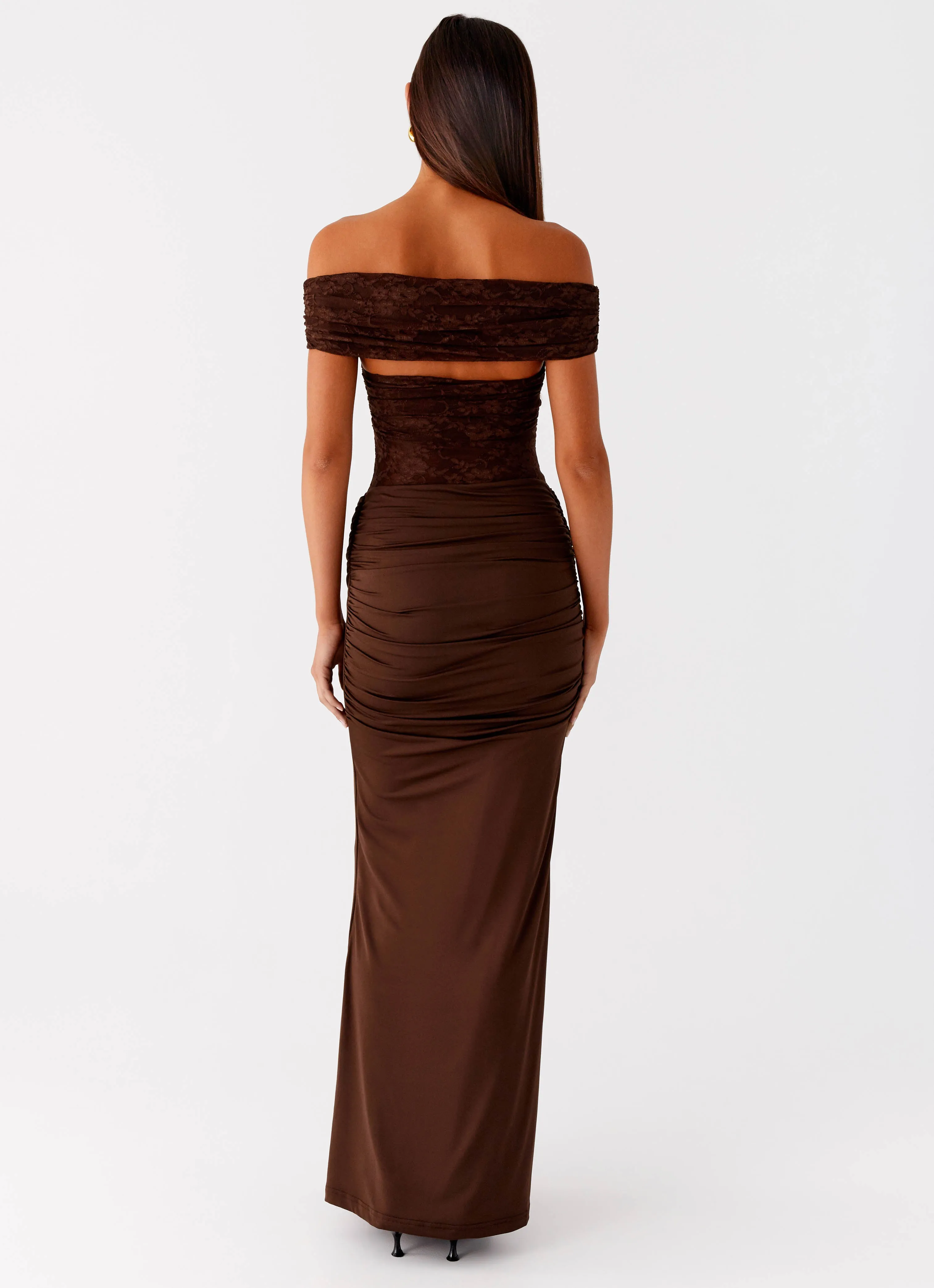 Multipurpose Either Way Maxi Dress - Chocolate
