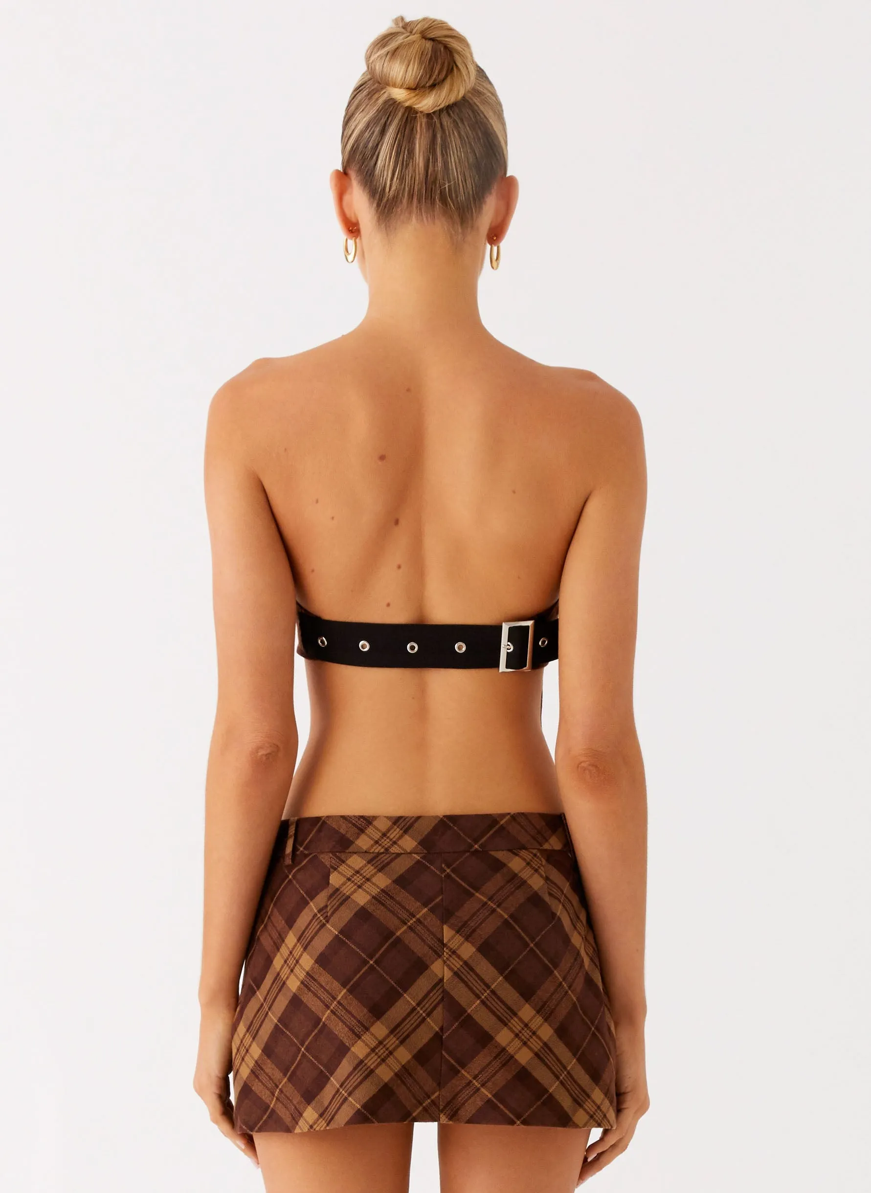 Benson Mini Skirt - Plaid AntiPilling