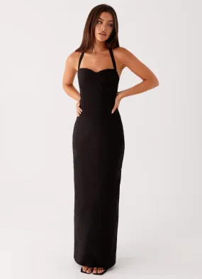 Breeze Grace Fresh Fit Cheryl Maxi Dress - Black