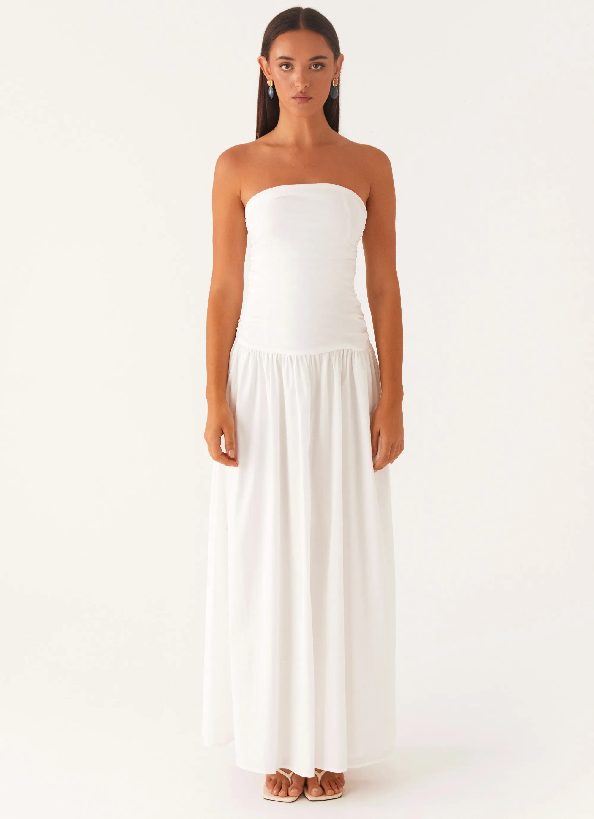 Carmel Maxi Dress - White Polished Wear