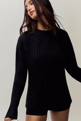 Cleon Rib Knit Pullover Timeless Pick Flexible Waistband