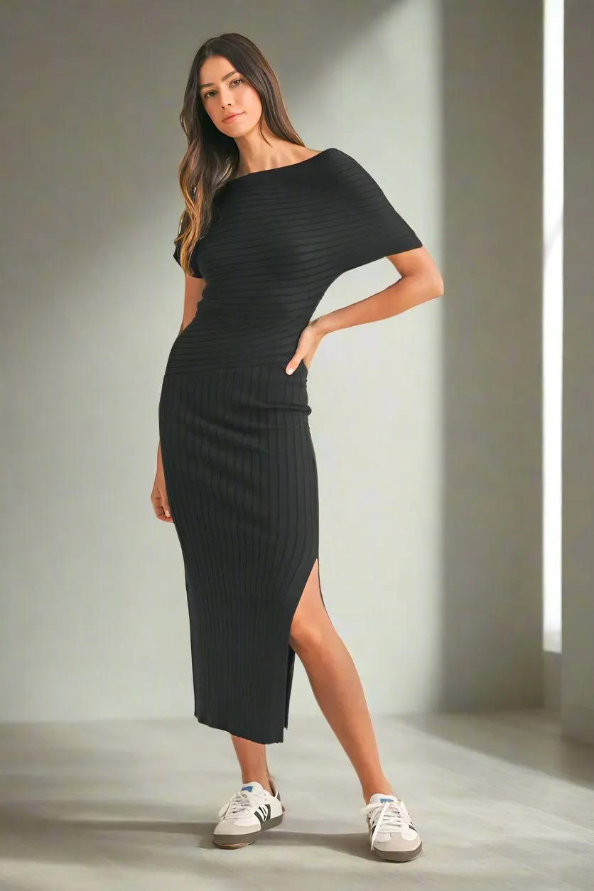 Cocoa Off Shoulder Dress Travel-Style Smooth Vibes