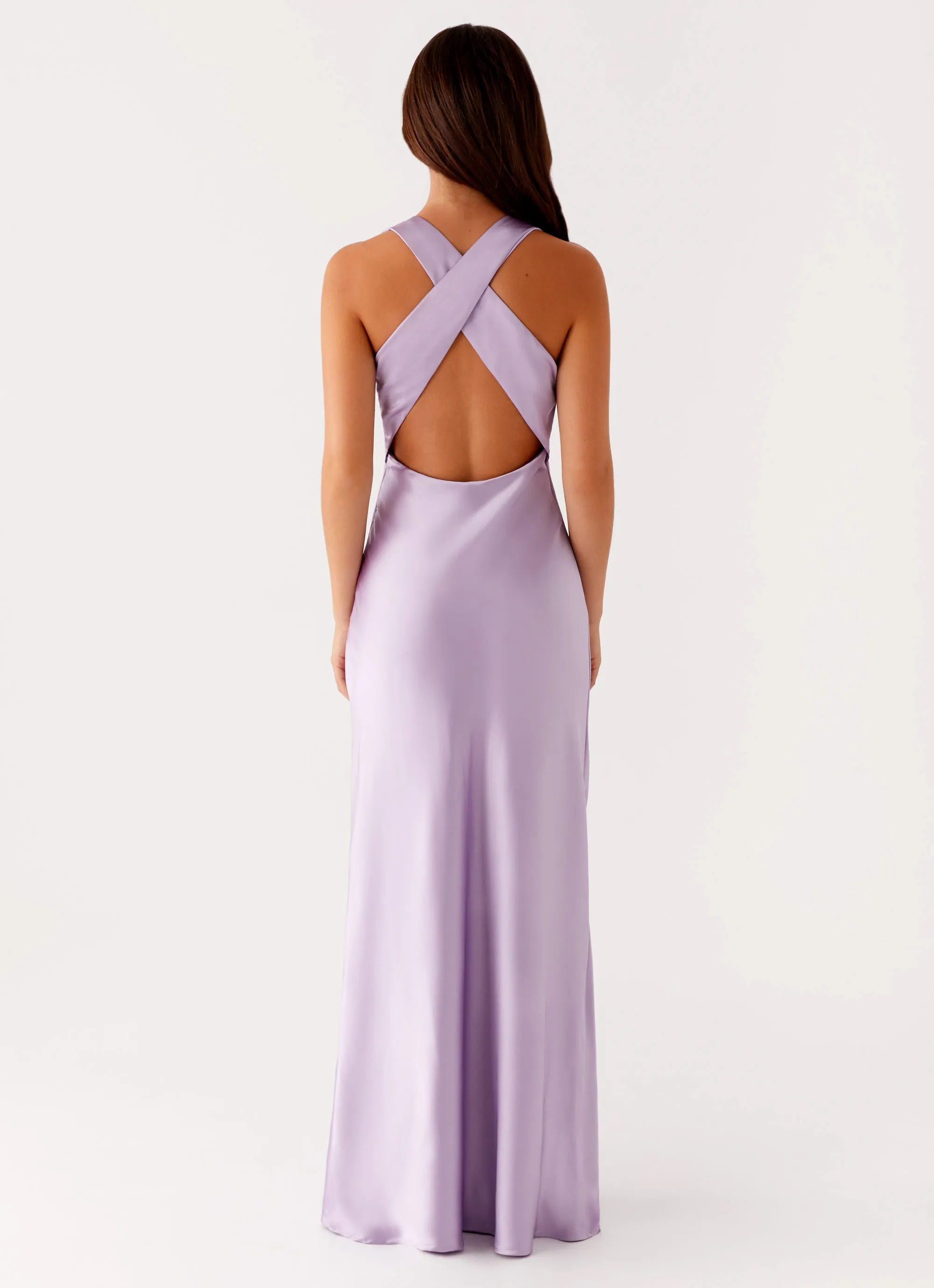Brody Maxi Dress - Lilac Classic Fit Clean Comfort