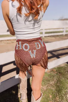 EASTNWEST Howdy Fringe Shorts Breezy Comfort Mood Casual