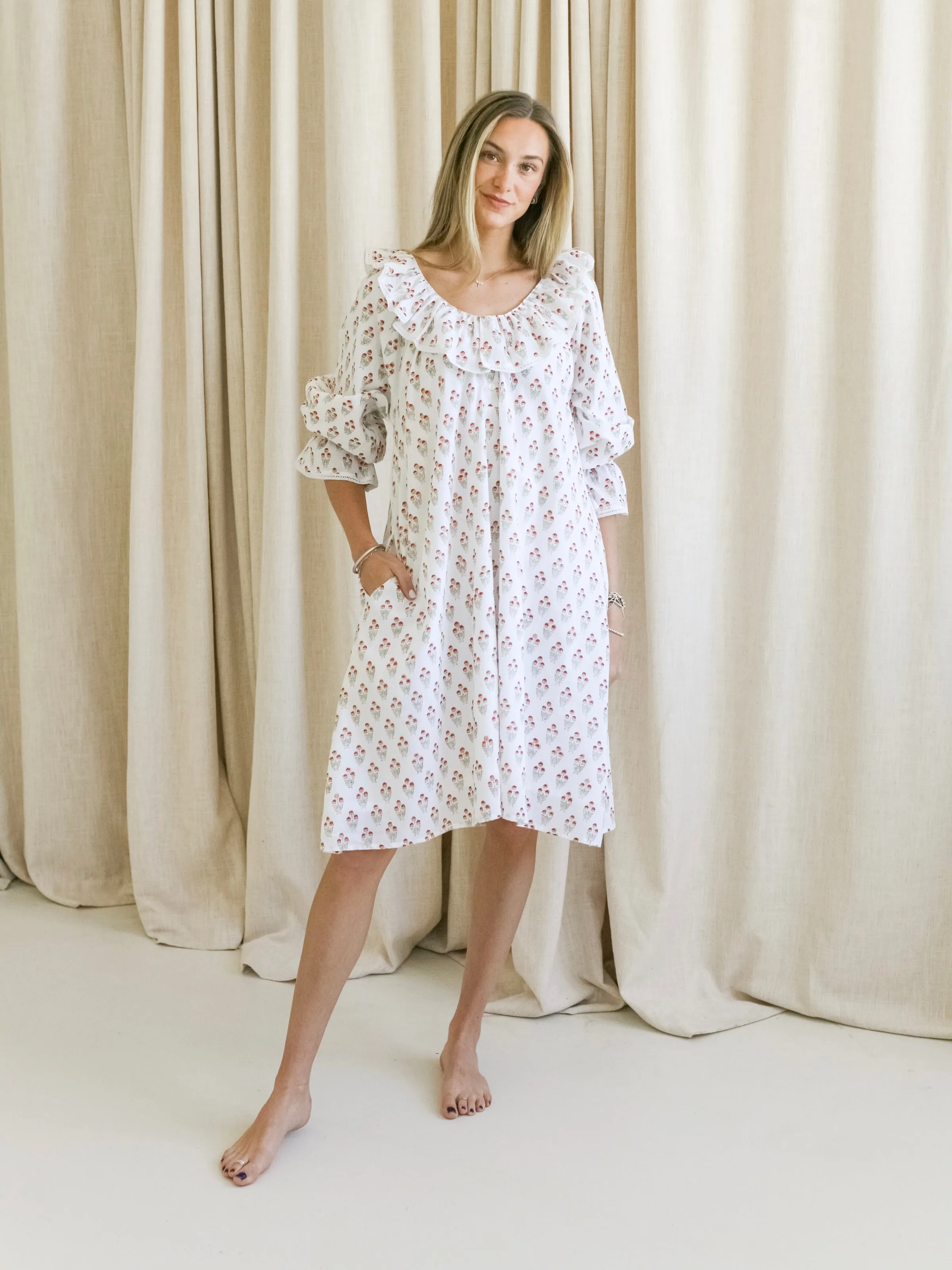 Maison de Fr??d??ric Jane House Dress Soft Shape Pleat-Front