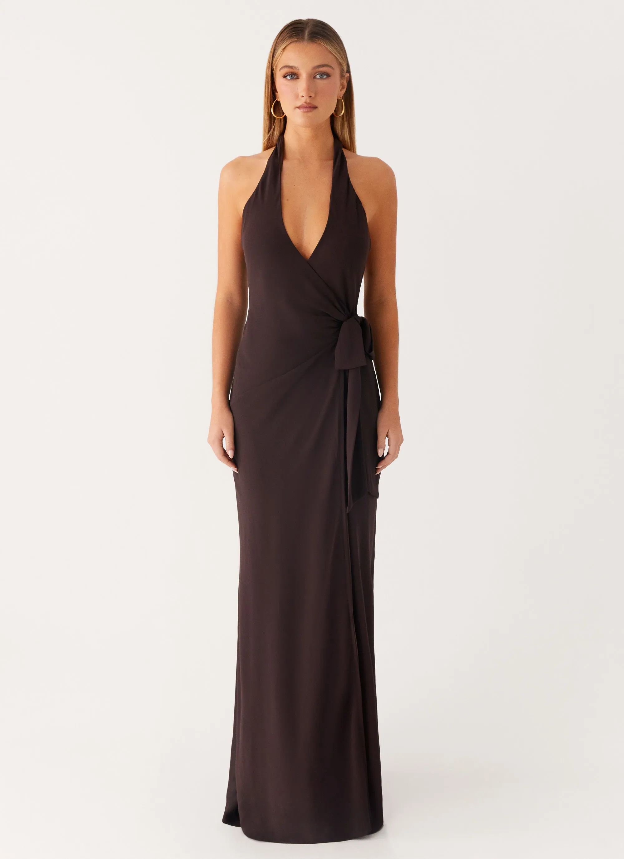 Natural Layers Chic Rhythm So Chic Maxi Dress - Cool Chocolate