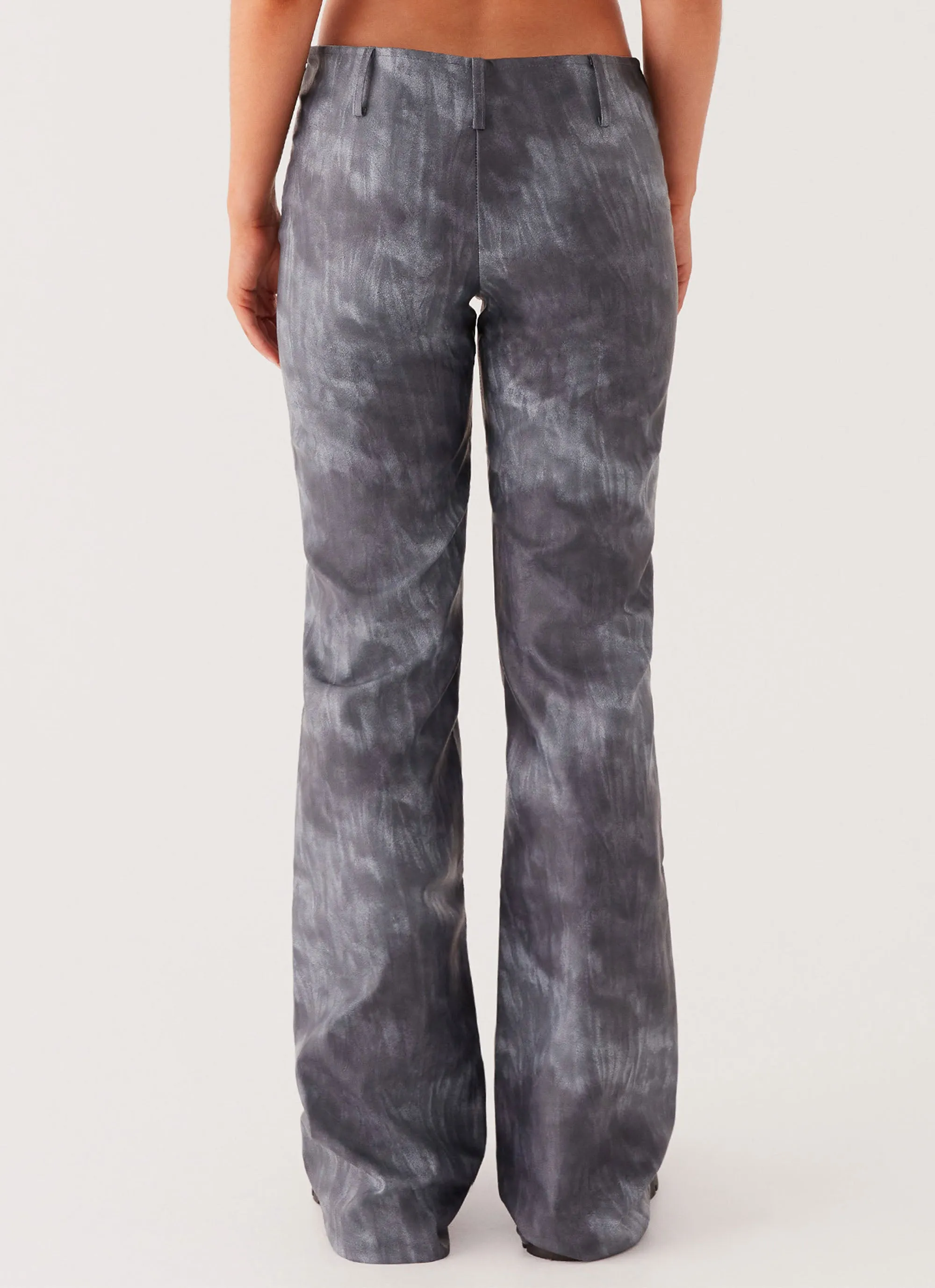 Water resistant coating Better When I'm Dancing Lace Up Pants - Graphite