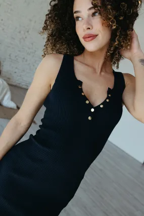 Classic sheath dress Eye Catching Rhodes Knit Midi Dress