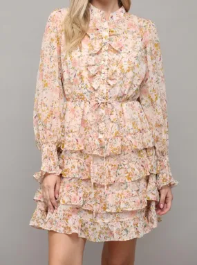 Drape Wave Celine Mini Dress