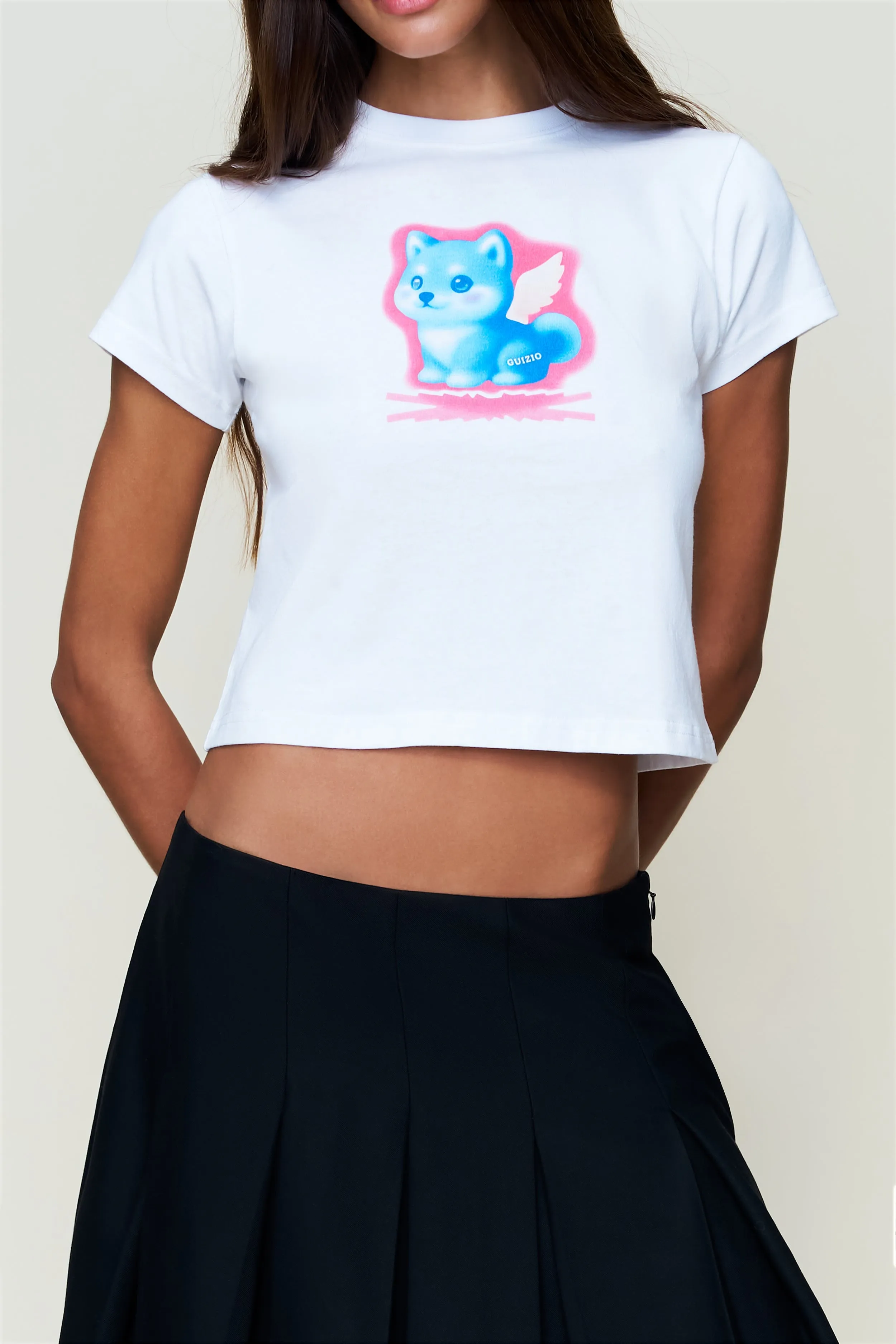 Winter Layer Breathable Microfiber Shiba Graphic Tee