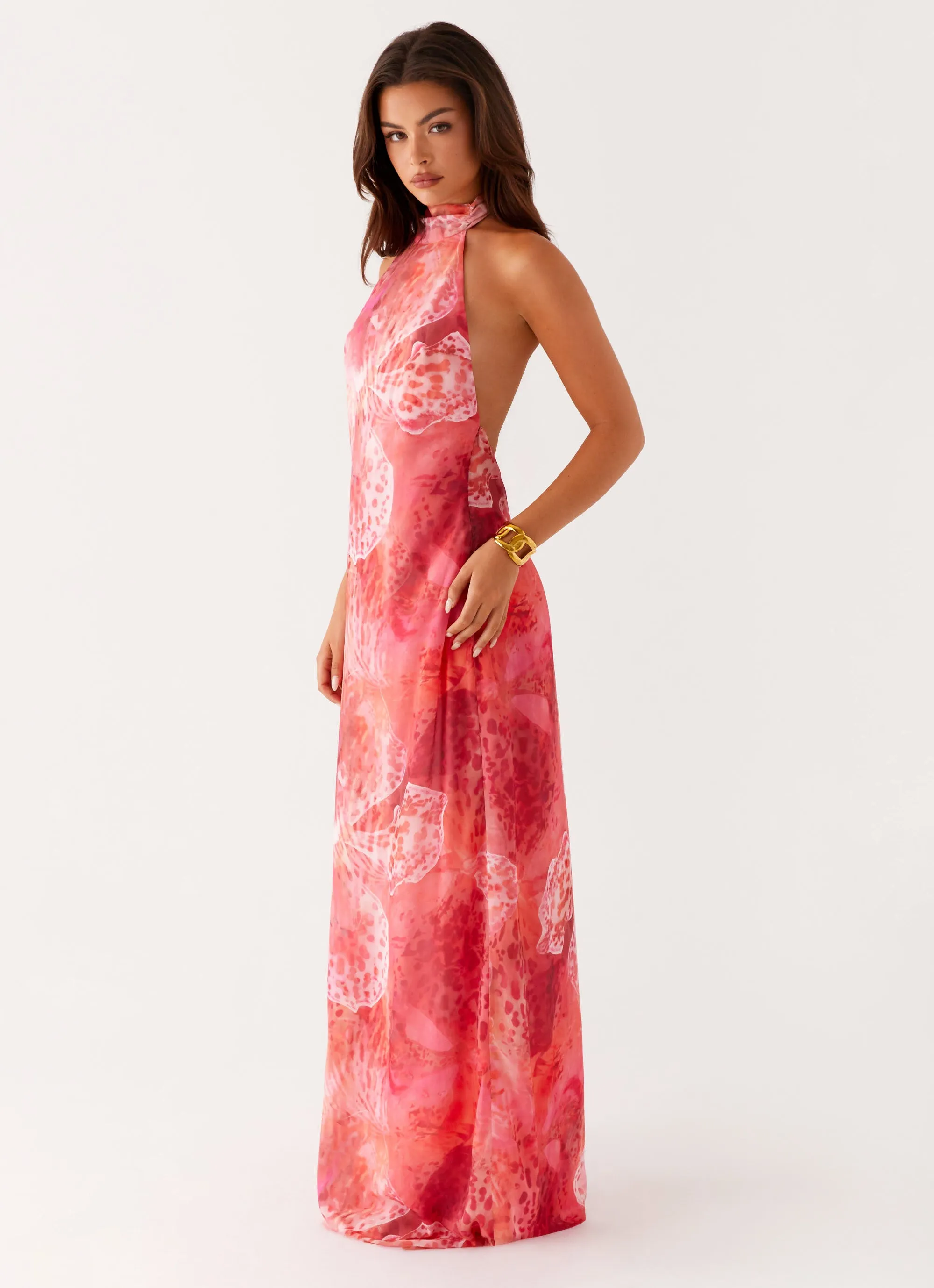 California Maxi Dress - Flamingo Fling All-Purpose Comfort