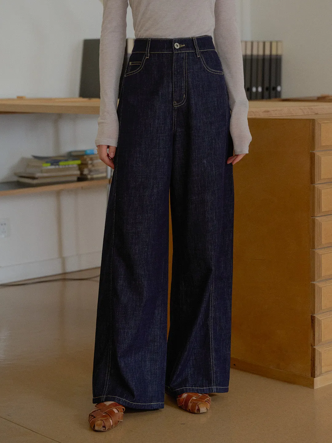 Nicole 100% Cotton Flare Jeans Festival Outfit Professional Wear Holiday Vibes Athlete Fit