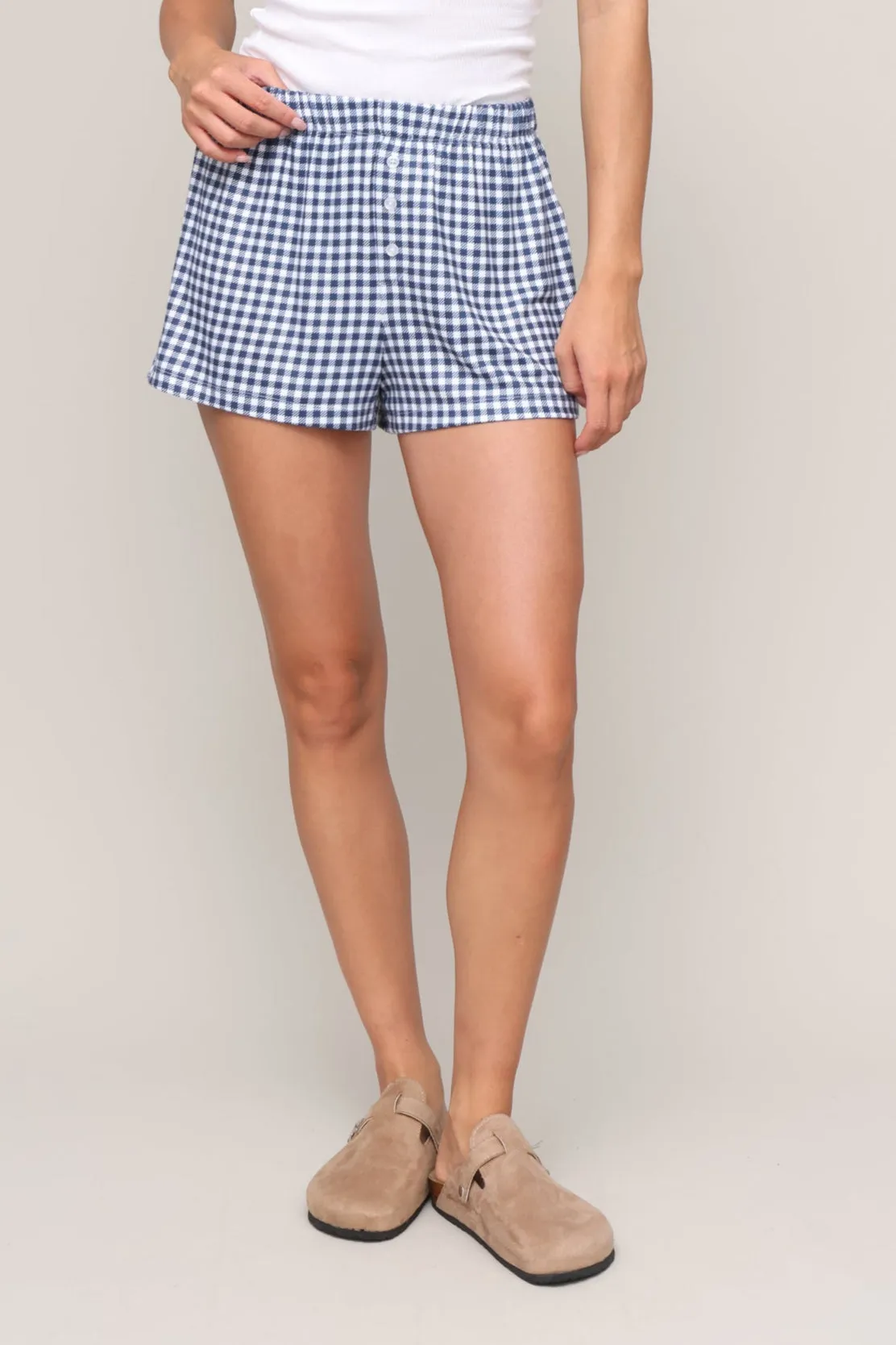 Streetwear vibe Maddie Gingham Short