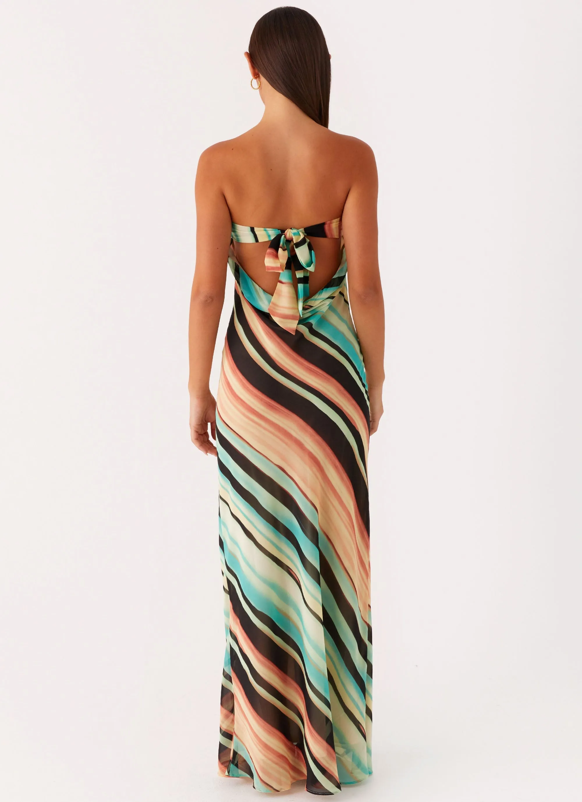 New Mood Como Maxi Dress - Stripe