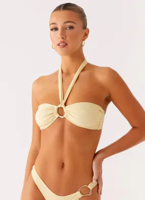 surfing Kivara Bikini Top - Yellow