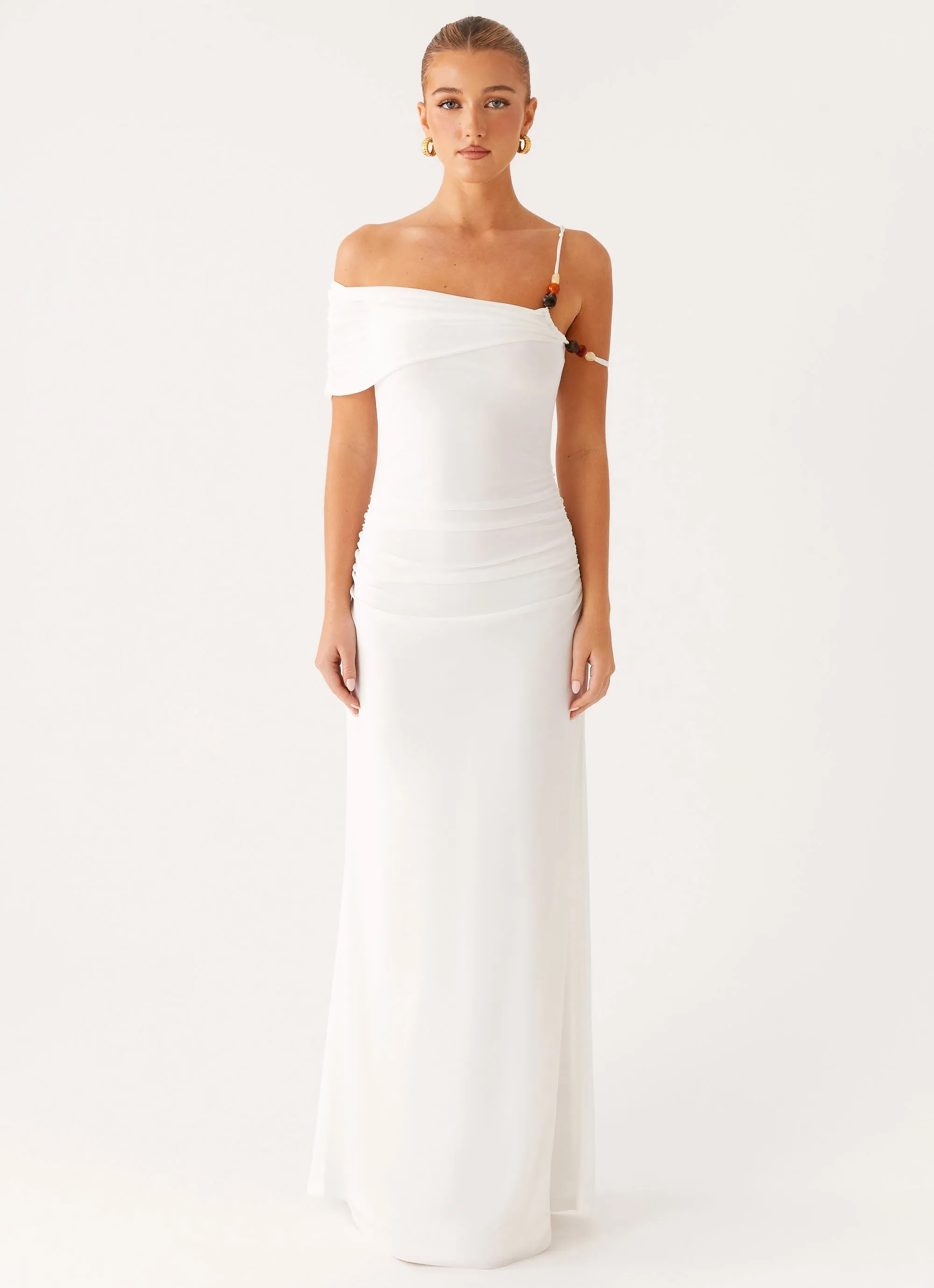 Limited-Edition City Layer Conquer Maxi Dress - Off White