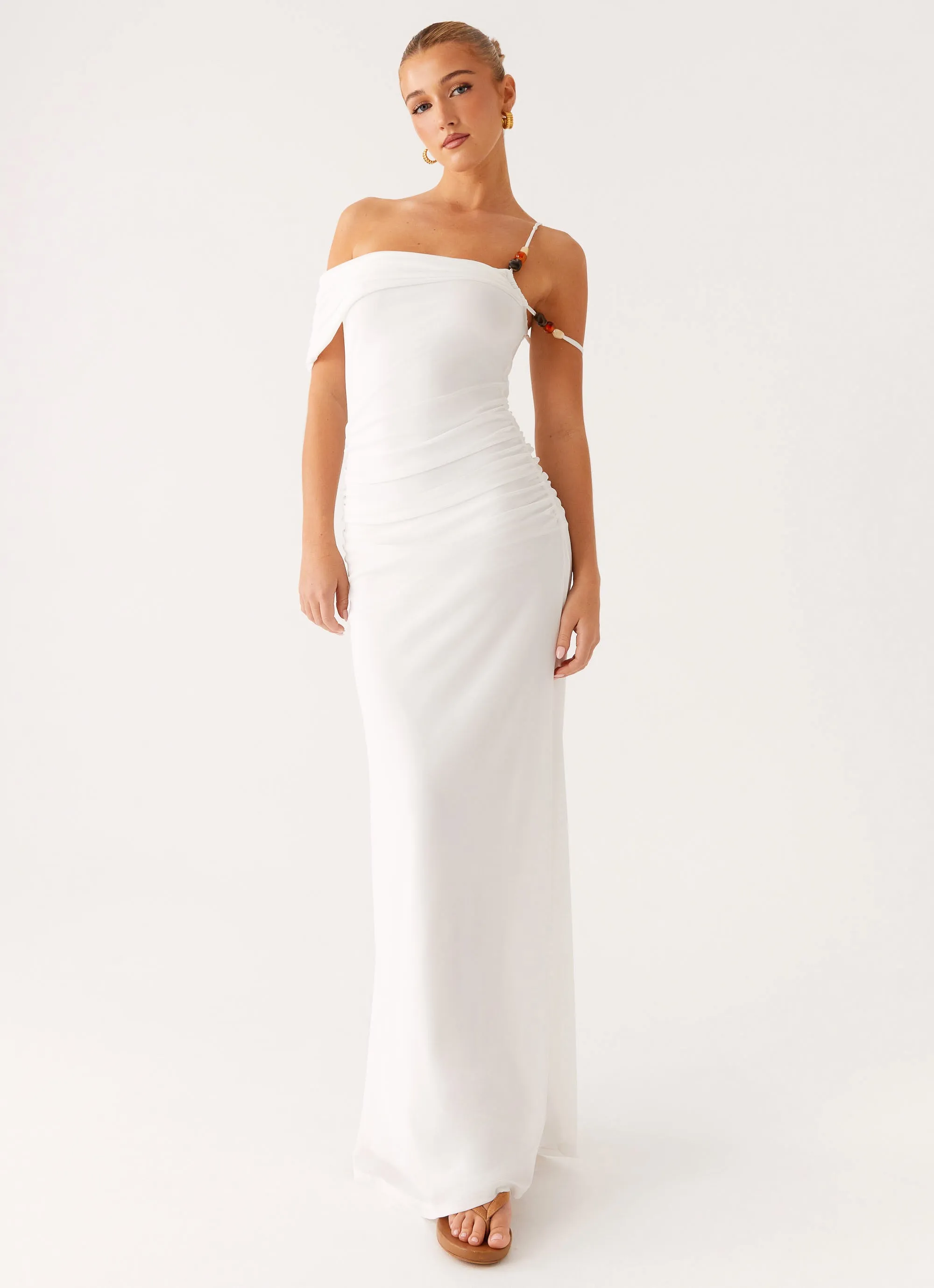 Cozy Tones Handmade Conquer Maxi Dress - Off White