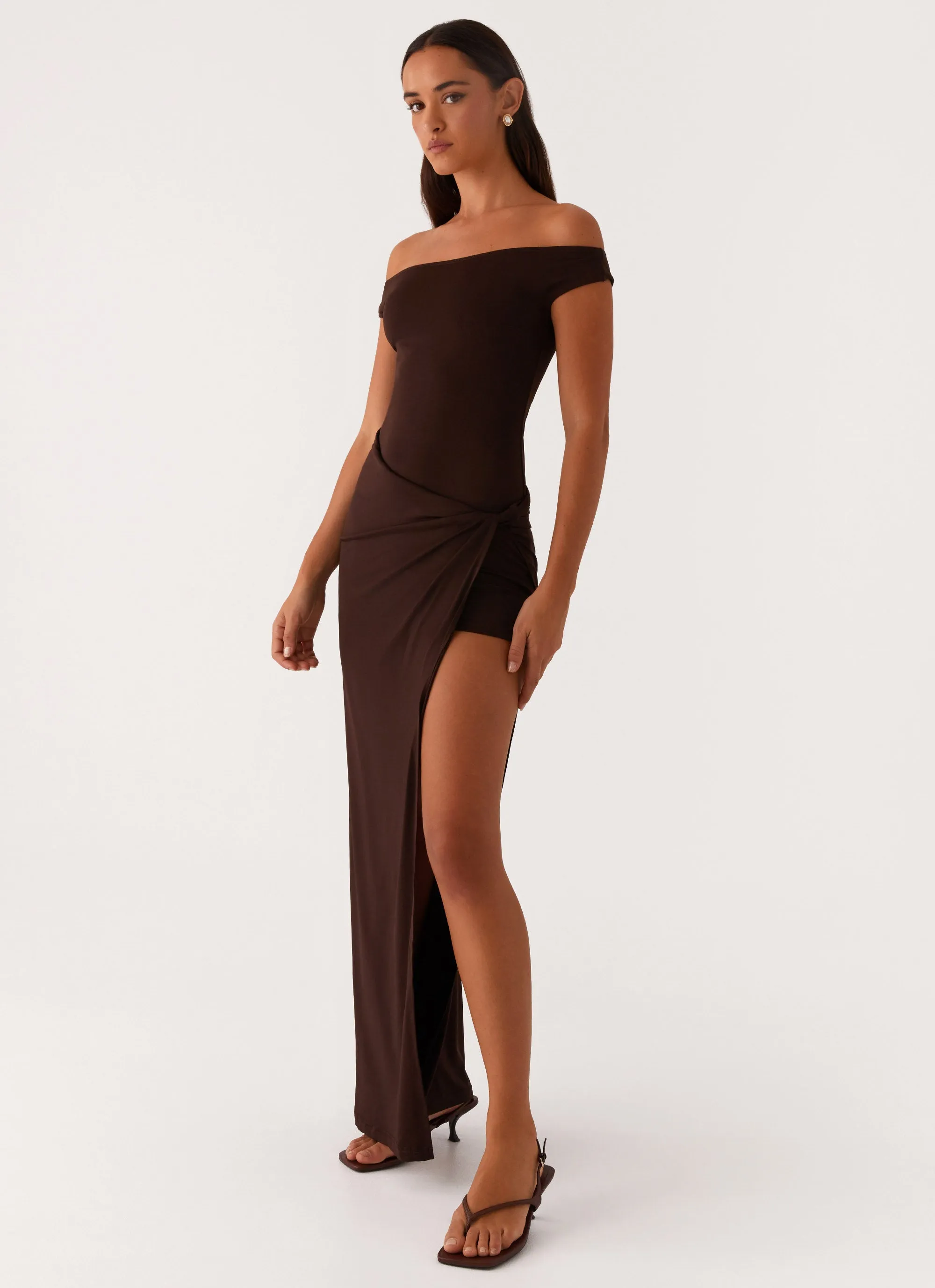 Summer Wardrobe Amerie Maxi Dress - Chocolate